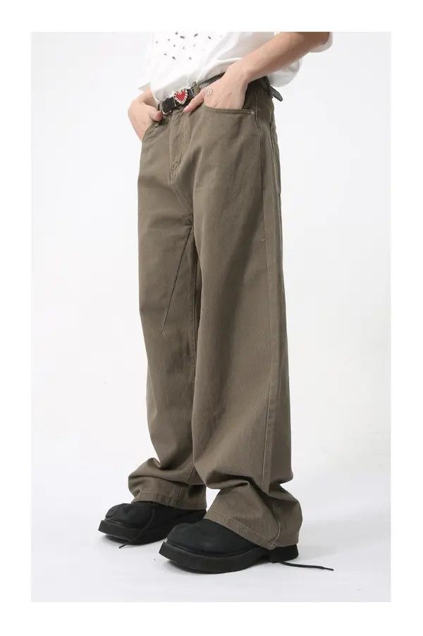 Japanese Brand Misuzu x Misa Street retro washed dark brown jeans Size US 32 / EU 48 - 3 Thumbnail