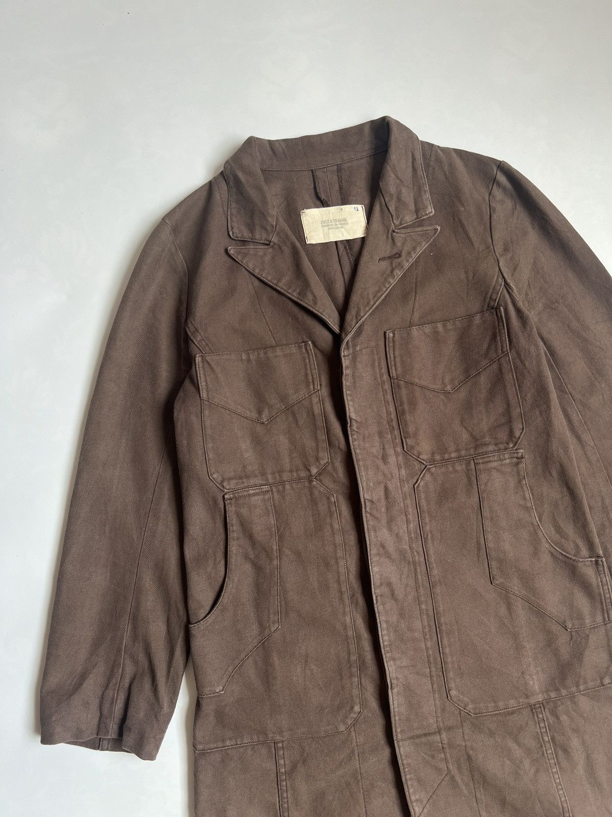 CABANE de ZUCCa Zucca Travail Long Jacket Made In France Size US S / EU 44-46 / 1 - 2 Thumbnail