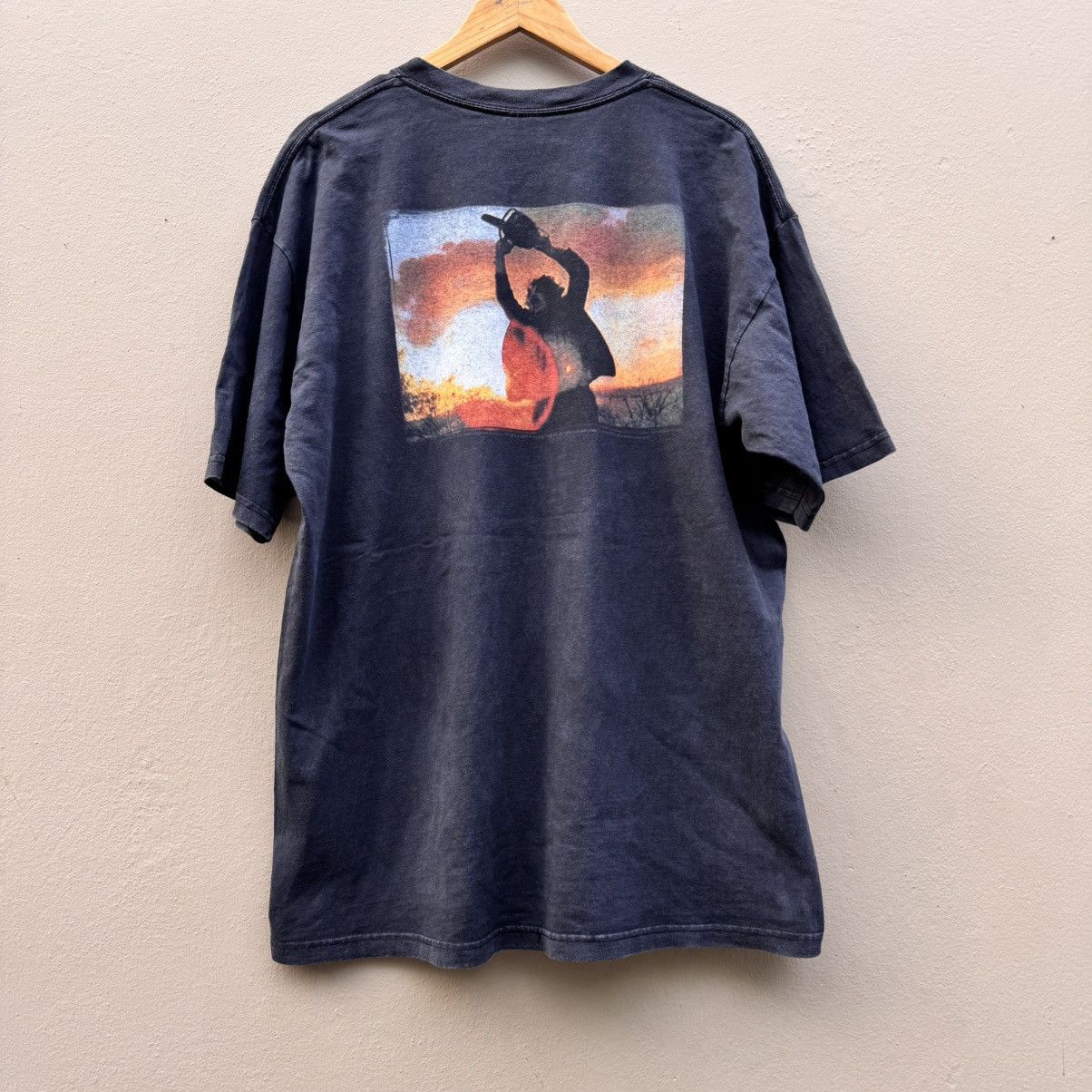 Vintage Vintage texaschainsaw massacre movie horror Blue Grape Size US XL / EU 56 / 4 - 3 Thumbnail