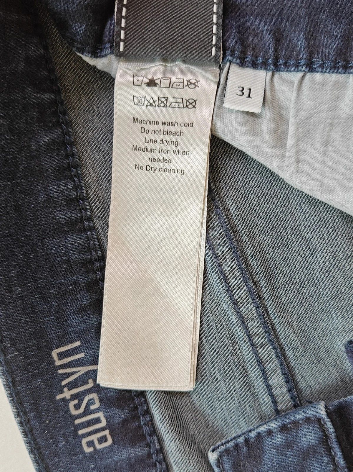 7 For All Mankind 7 For All ManKind Austyn River Water Straight Jeans T / 6067 Size US 31 - 8 Thumbnail