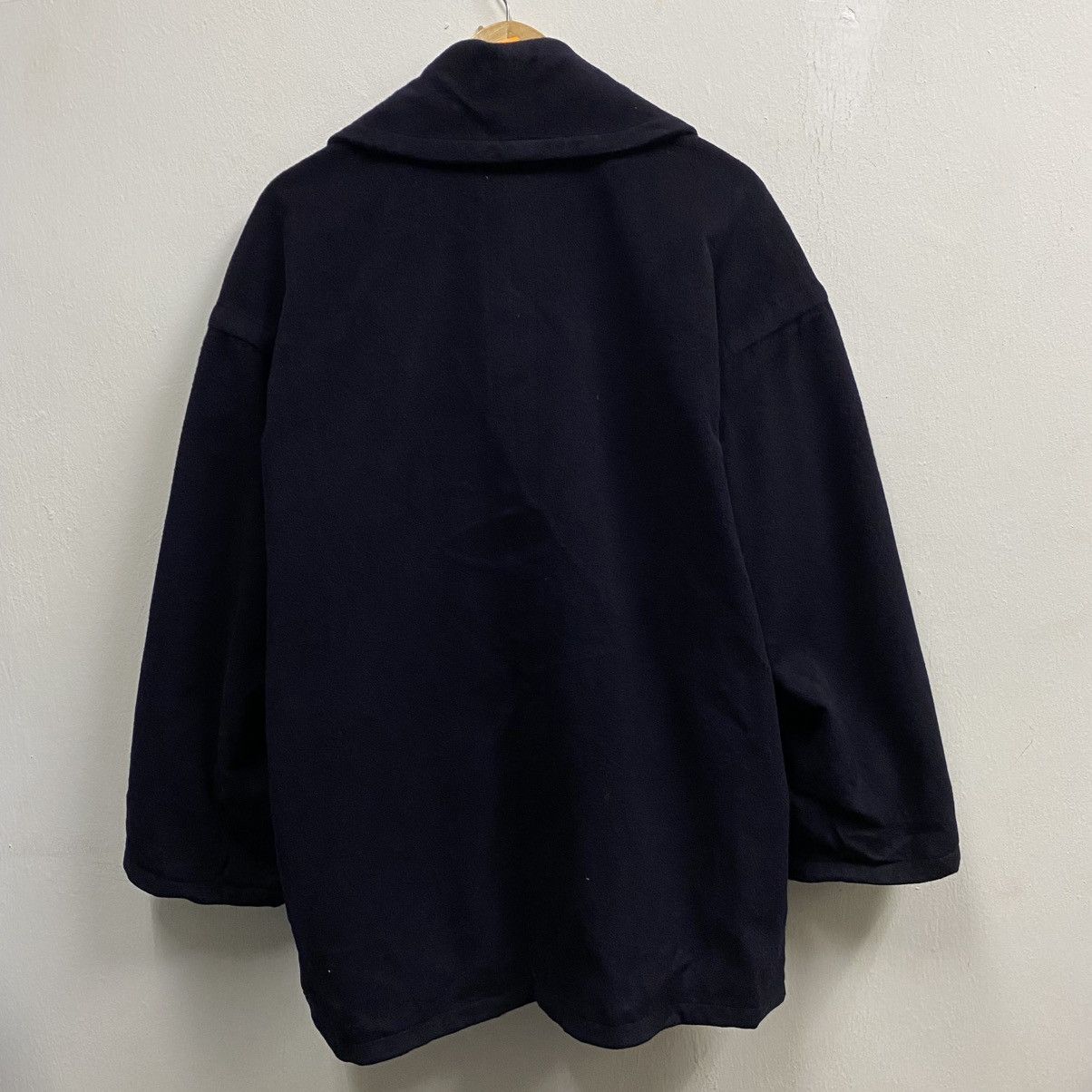 Hermes VINTAGE ARCHIVE‼️Hermes Wool Shawl Collar Coat Size US L / EU 52-54 / 3 - 2 Thumbnail