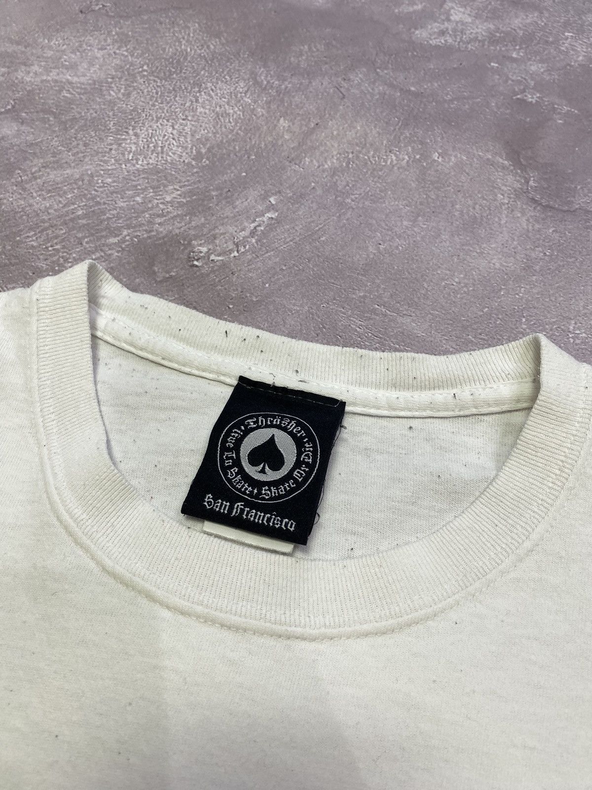 Thrasher 90s Vintage Thrasher 666 Skull Anarchy Devil Y2K Skate Tee Size US L / EU 52-54 / 3 - 6 Thumbnail