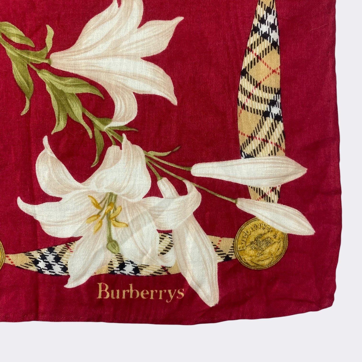 Burberry Vintage Burberry Handkerchief Neckerchief Bandana H121R Size ONE SIZE - 3 Thumbnail