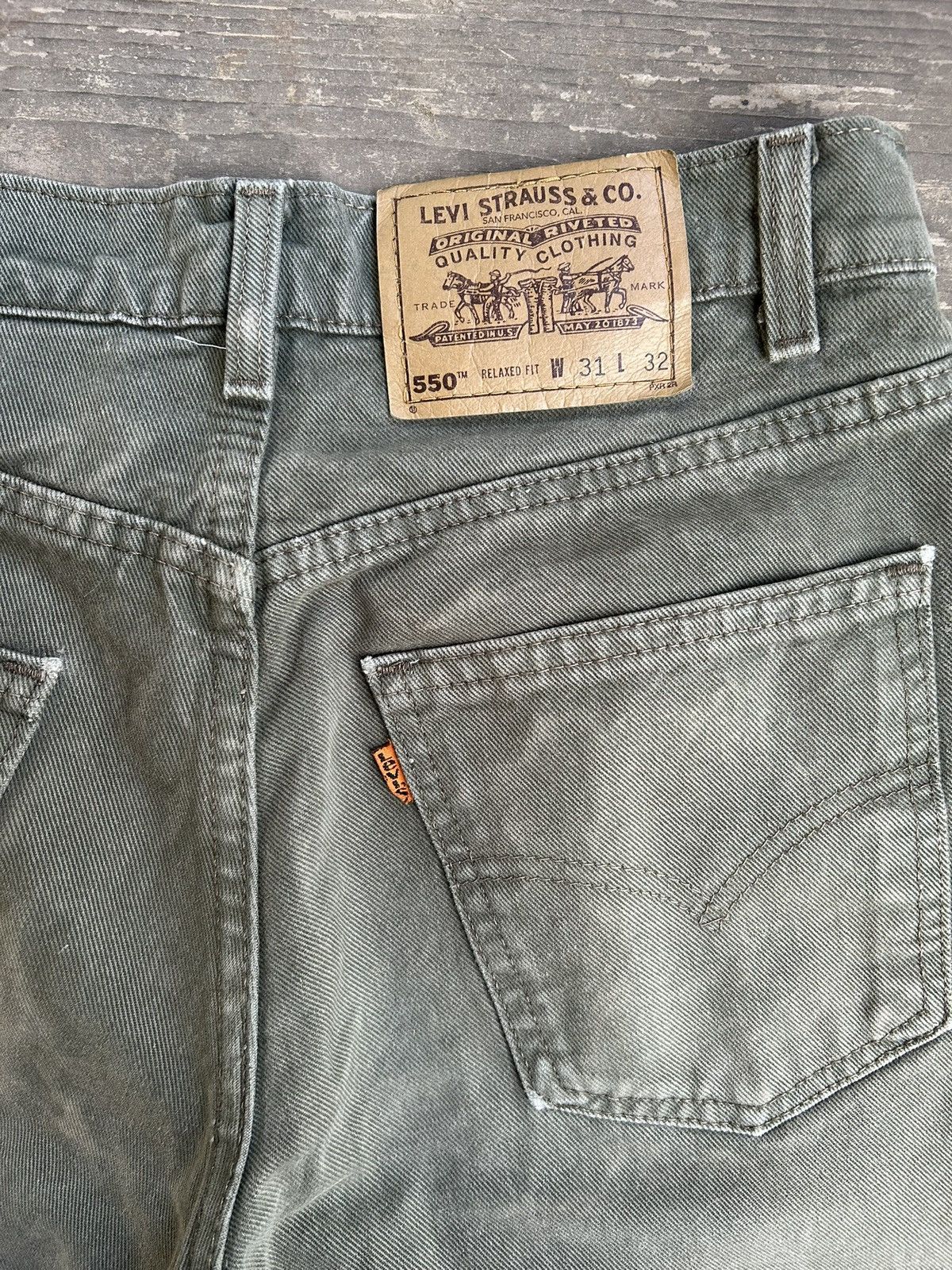 Levi's Vintage Levis 550 Orange tabs Size US 31 - 3 Thumbnail