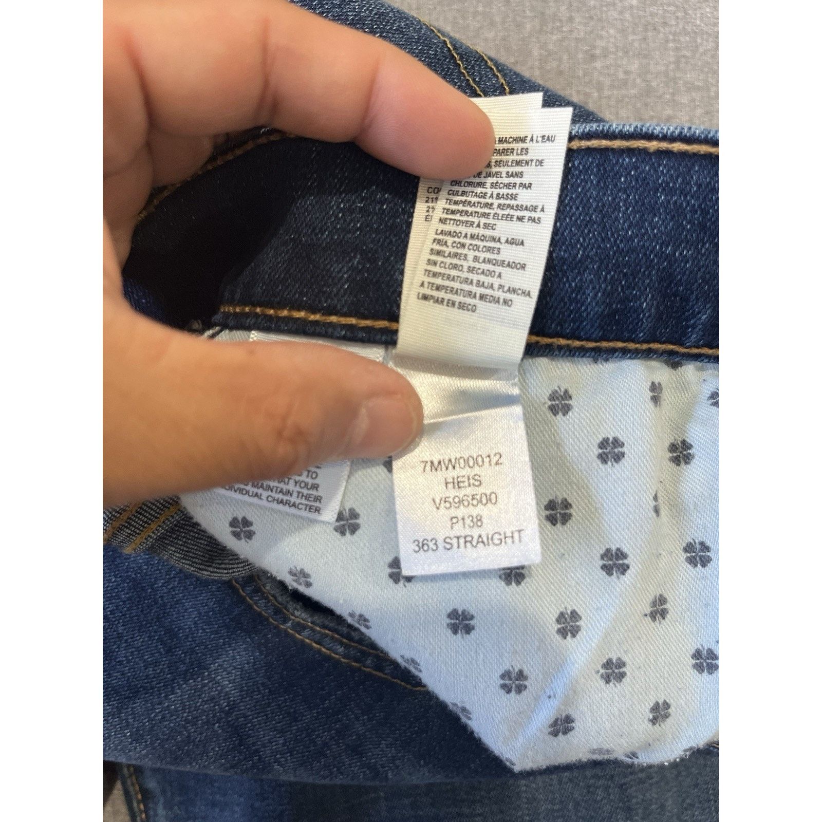 Lucky Brand Lucky Brand Jeans Men's Size 40x32 Blue Dark 363 Straight Size US 40 / EU 56 - 8 Thumbnail