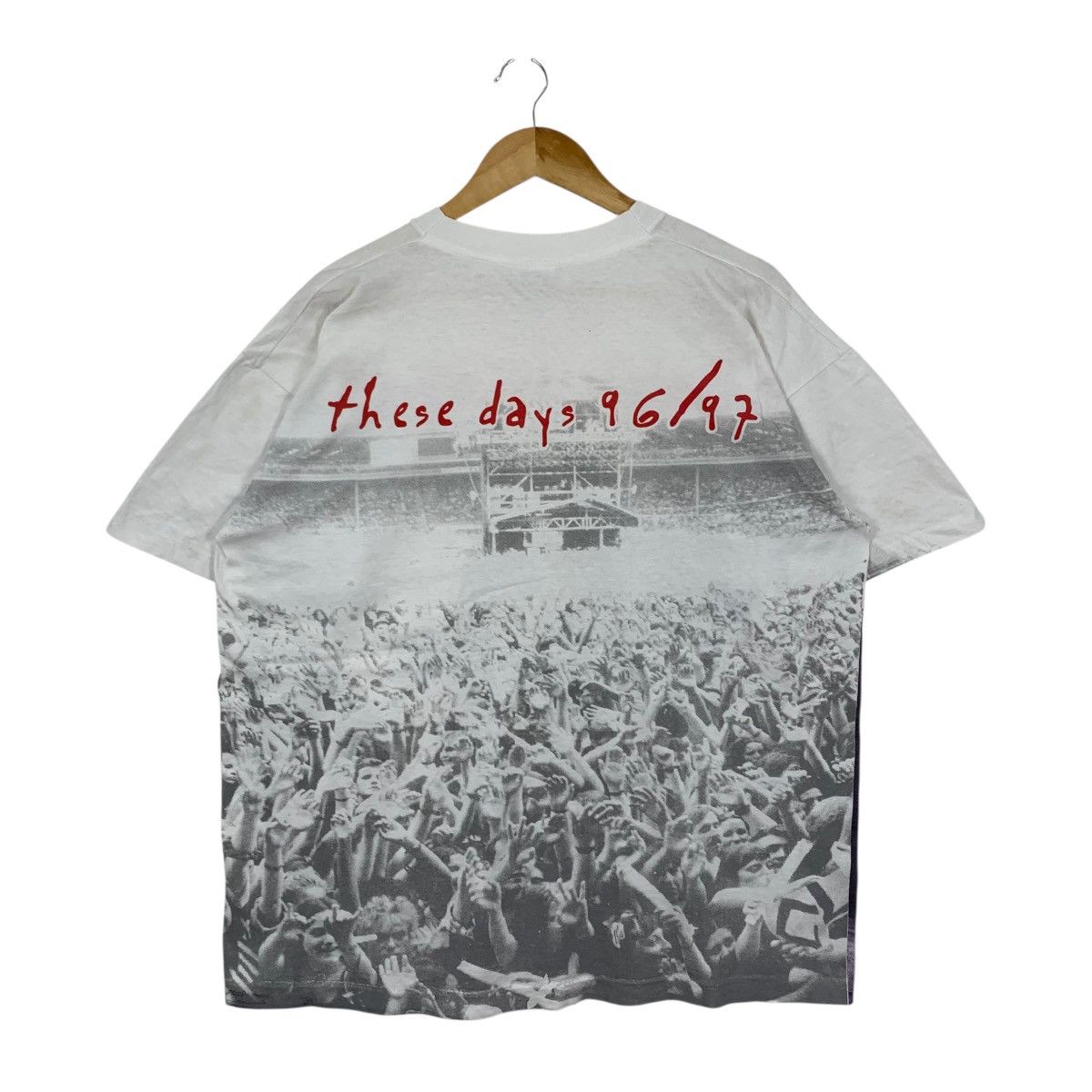 Bon Jovi Vintage 1996 BON JOVI These Days 96/97 All Over Print Shirt Size US XL / EU 56 / 4 - 5 Thumbnail