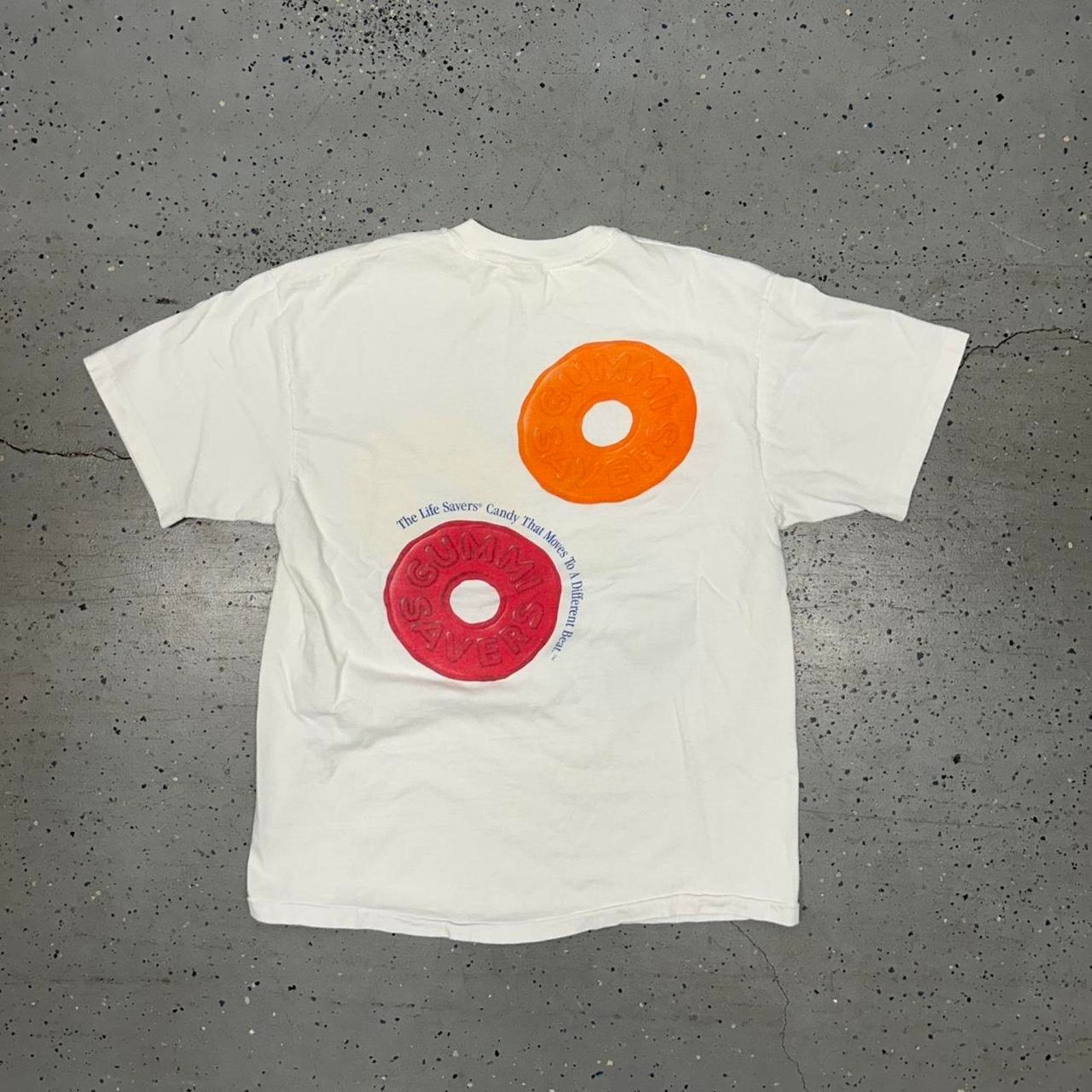 Hanes VTG Life Savors Gummies Promo T-shirt Size US L / EU 52-54 / 3 - 6 Thumbnail