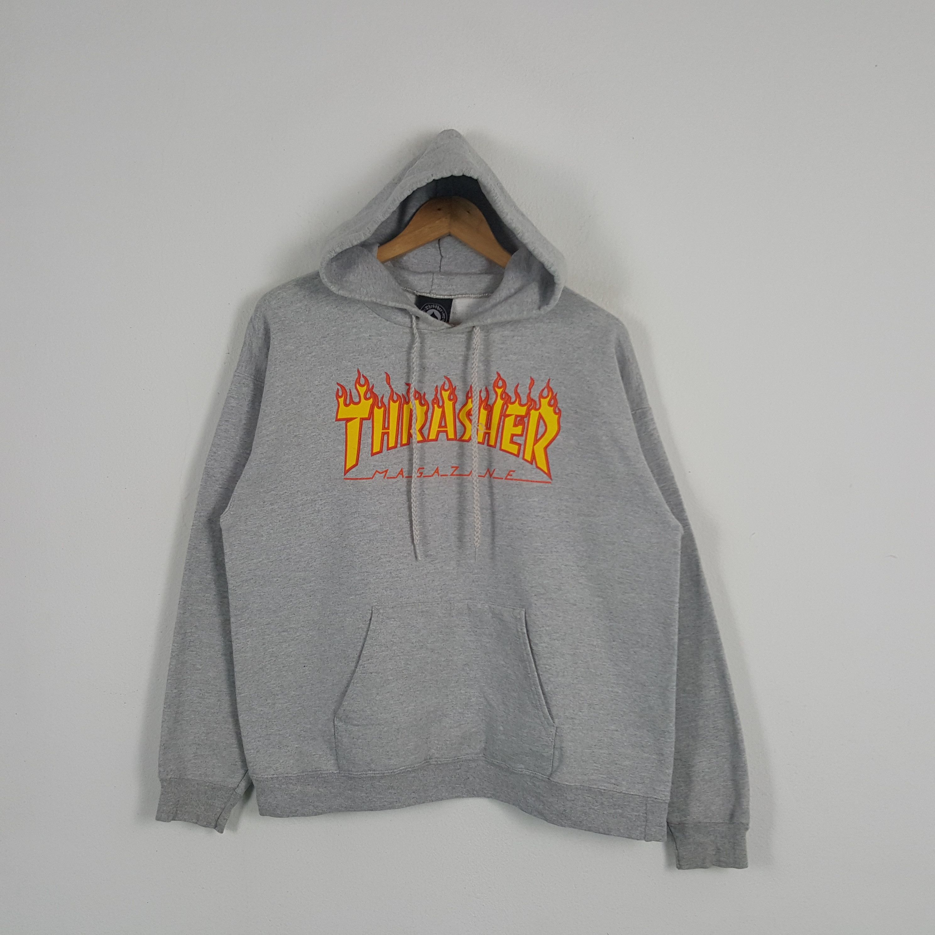 Thrasher × Vintage Vintage Thrasher American Skateboard Style Hoodies Size US M / EU 48-50 / 2 - 1 Thumbnail