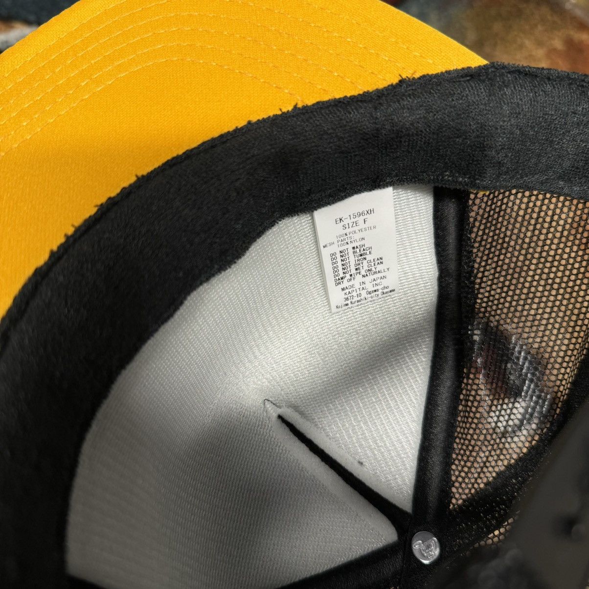 Kapital × Kapital Kountry KAPITAL LEGS MINI SKIRTS FOREVER TRUCKER HAT BLACK/GOLD Size ONE SIZE - 4 Thumbnail