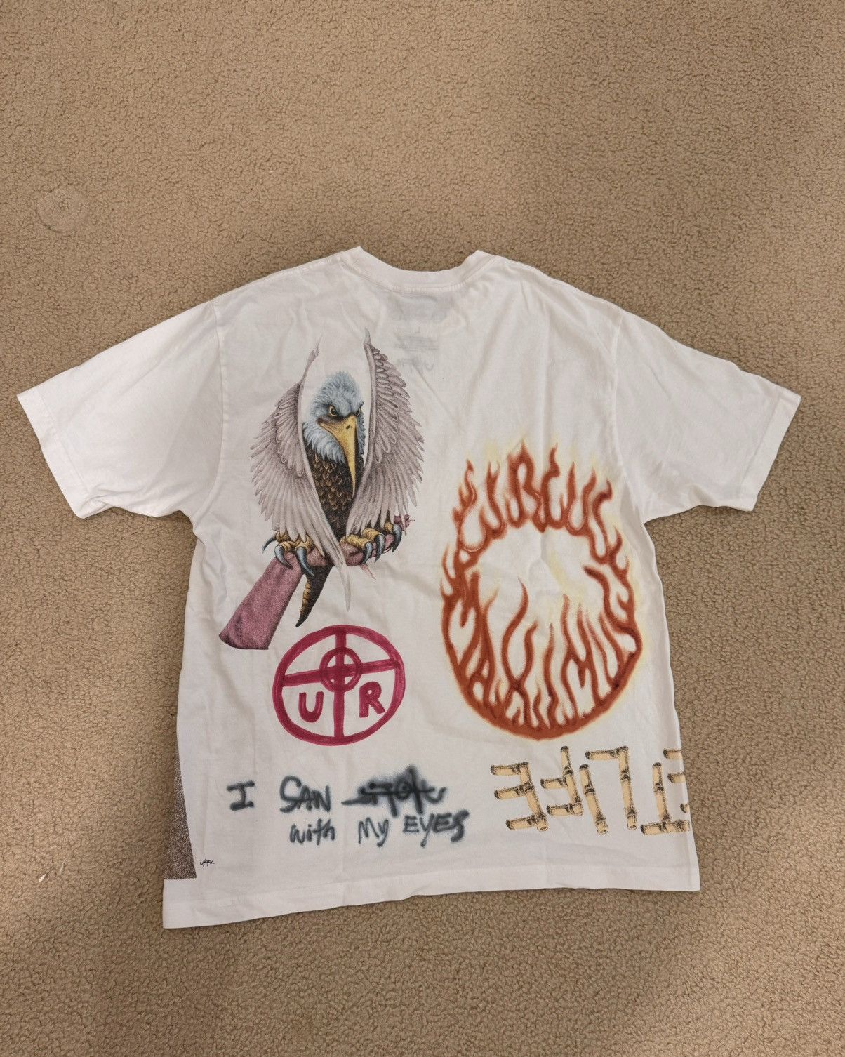 Travis Scott TRAVIS SCOTT TOURNEE TEE Size US L / EU 52-54 / 3 - 2 Thumbnail