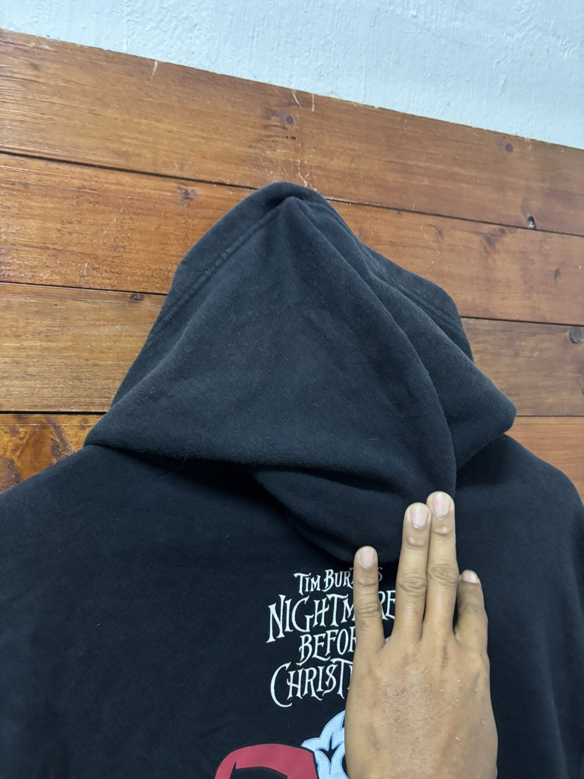 Disney Vintage tim burtons nightmare before christmas hoodie Size US L / EU 52-54 / 3 - 7 Thumbnail