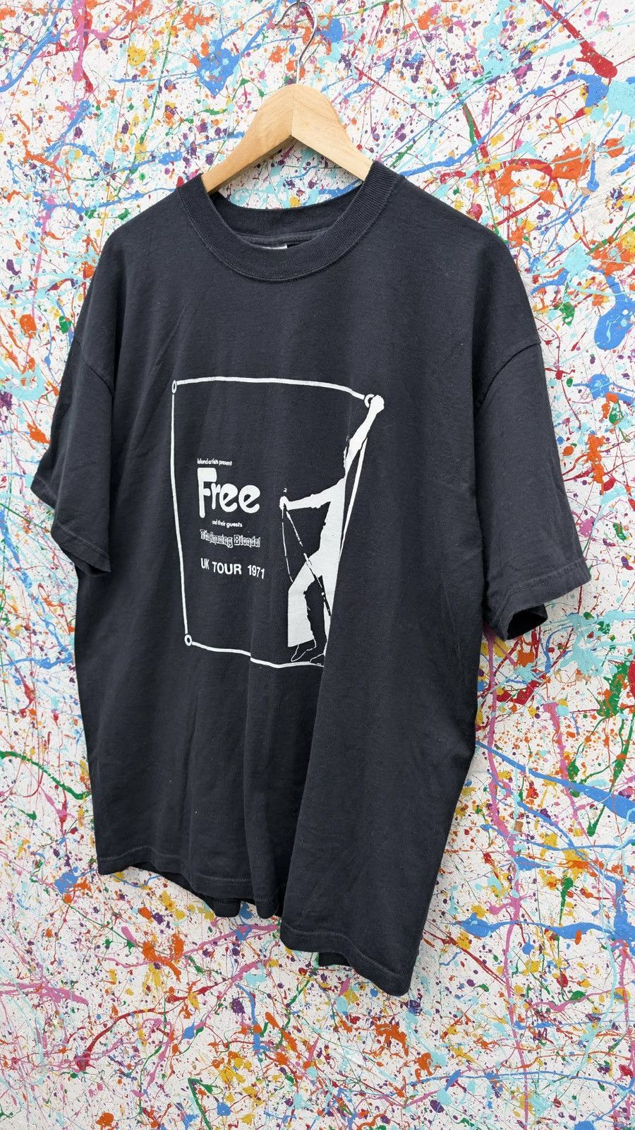 Other Vintage band tshirt 90s Free 70s Paul Kossoff UK Tour 1971 Size US XL / EU 56 / 4 - 3 Thumbnail