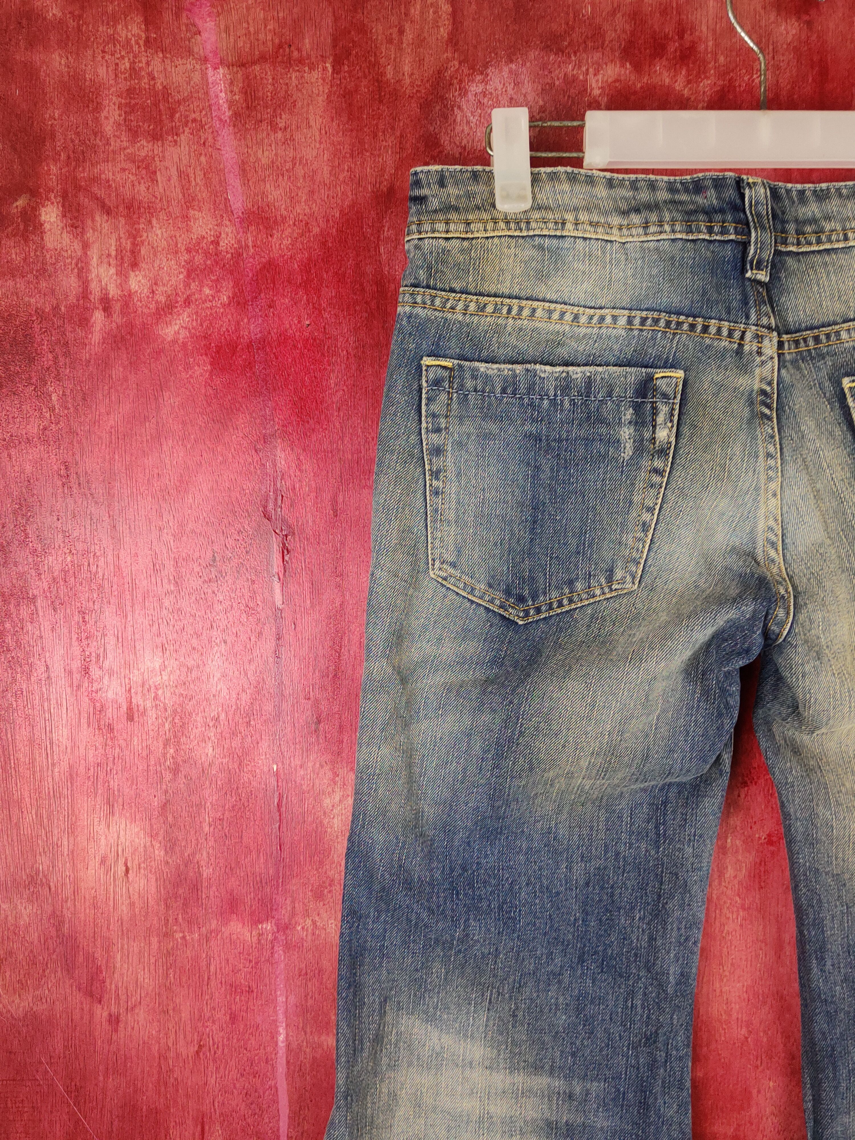 If Six Was Nine DL Jeans Miele Dark Blue Distressed Multipocket Denim #S1536 Size 26" / US 2 / IT 38 - 8 Thumbnail