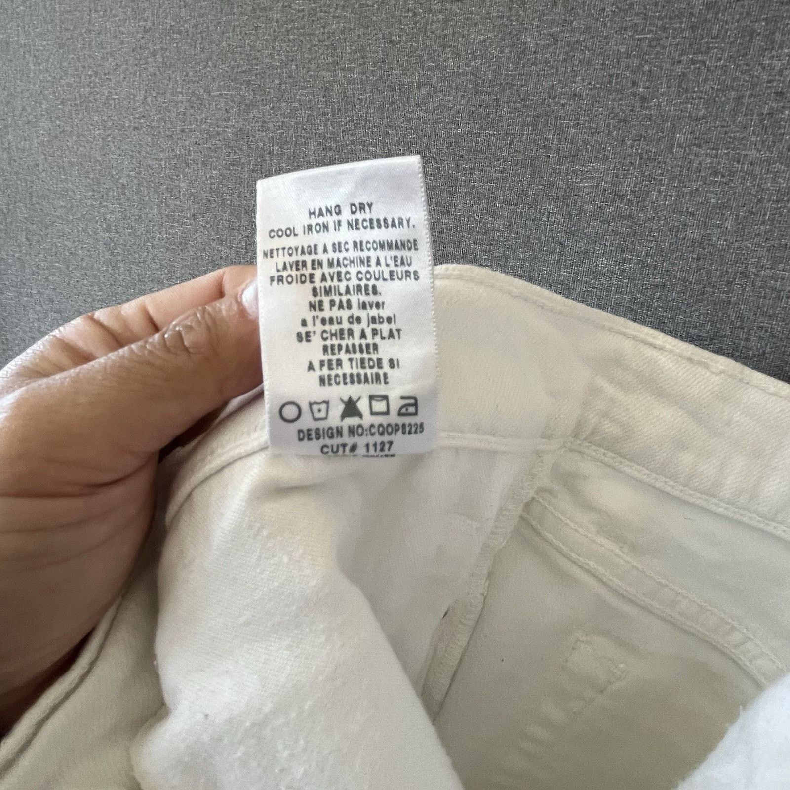 Joe's Joe's Jeans Mid Rise Straight Ankle Jeans Size 34 White Size 34" / US 12 / IT 48 - 7 Thumbnail