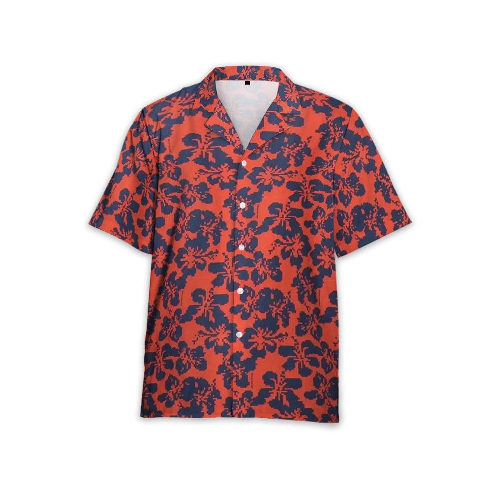 Other Red Hibiscus Floral Print Shirt, floral short-sleeved shirt Size US M / EU 48-50 / 2 - 4 Thumbnail