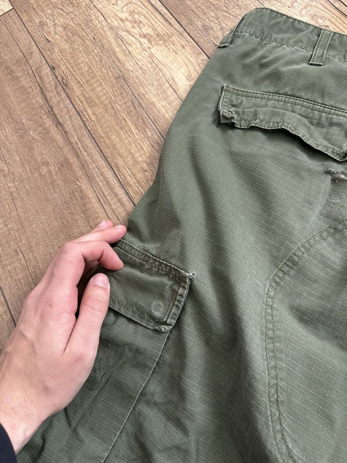 Carhartt Carhartt Regular Cargo Pants Vintage Distressed Size US 33 - 17 Thumbnail