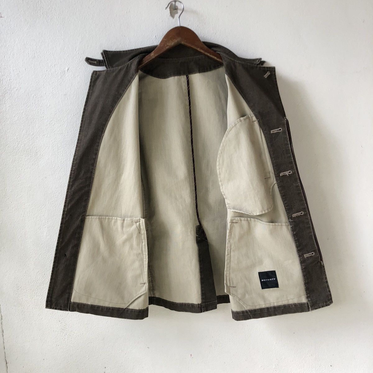 Boycott × Japanese Brand BOYCOTT Japan Military Style Double Layer Collar Jacket Size US S / EU 44-46 / 1 - 5 Thumbnail