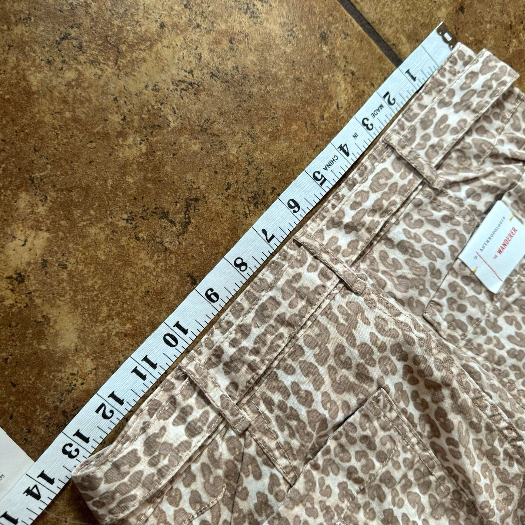 Vintage Pilcro Jeans Womens 27 Anthropologie Cheetah Print Double Knee The Wanderer Pant Shirt? Size 27" / US 4 / IT 40 - 6 Thumbnail
