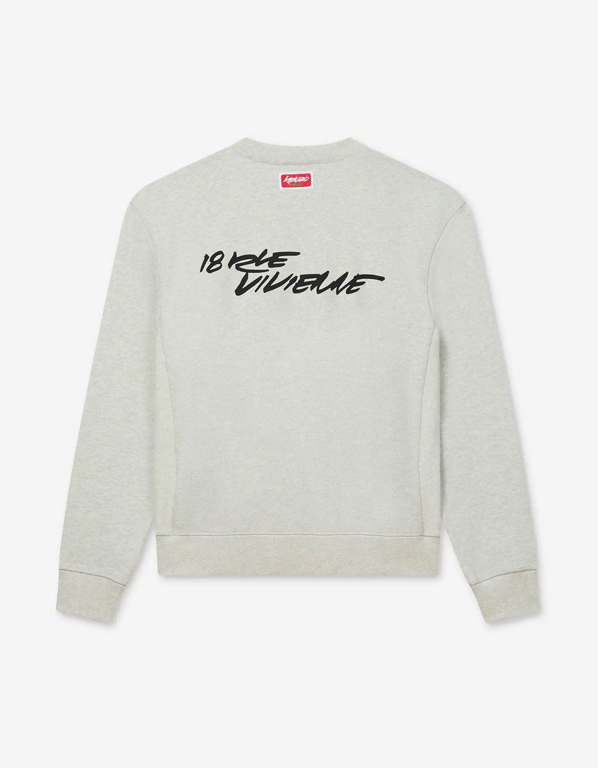 Kenzo Kenzo x Futura 2000 Grey Boke Flower Logo Sweatshirt Size US M / EU 48-50 / 2 - 3 Thumbnail