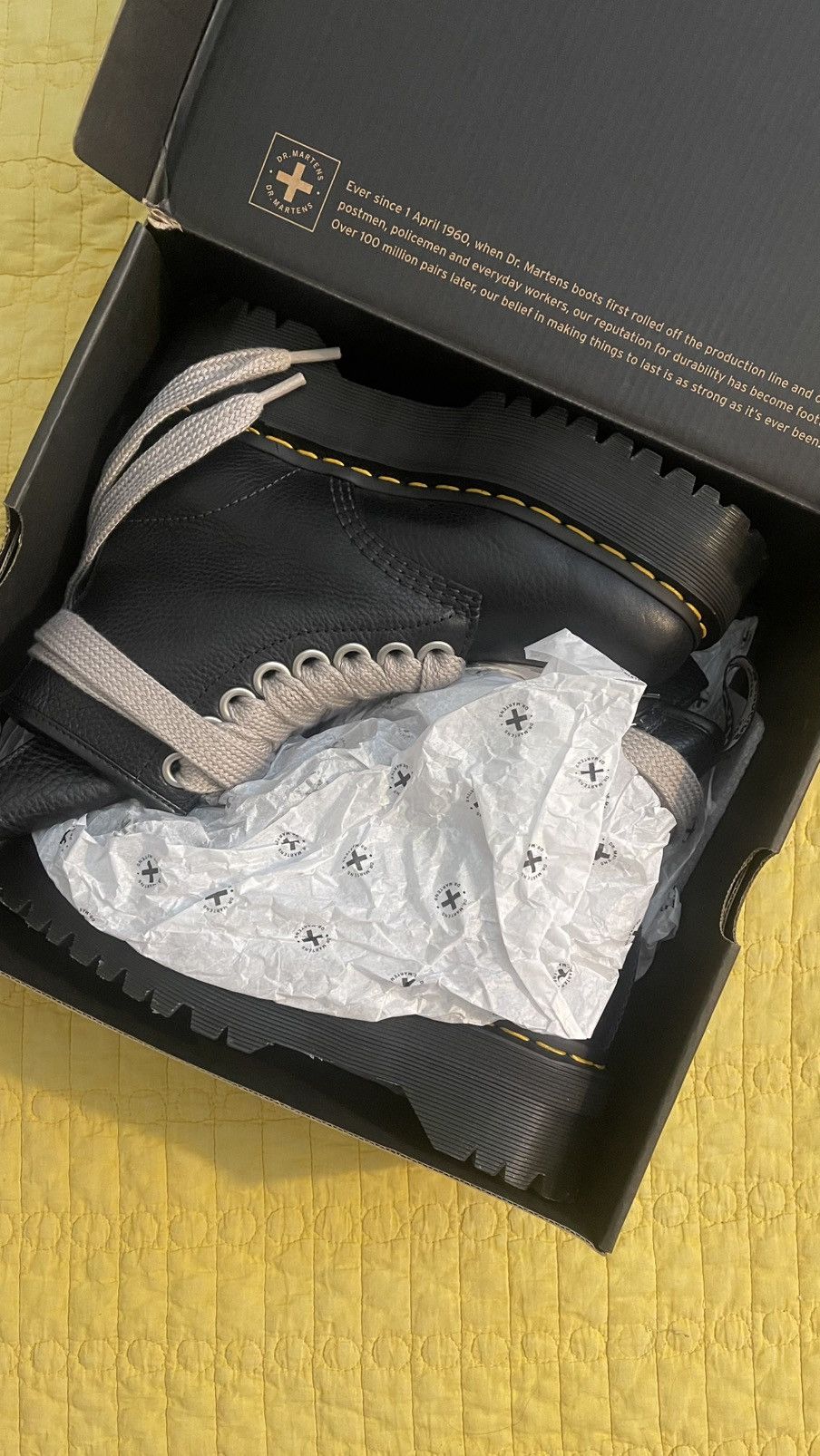 Dr. Martens × Rick Owens Rick Owens x Dr. Martens sz 5 US M sz 6 US W Size US 6 / IT 36 - 2 Thumbnail