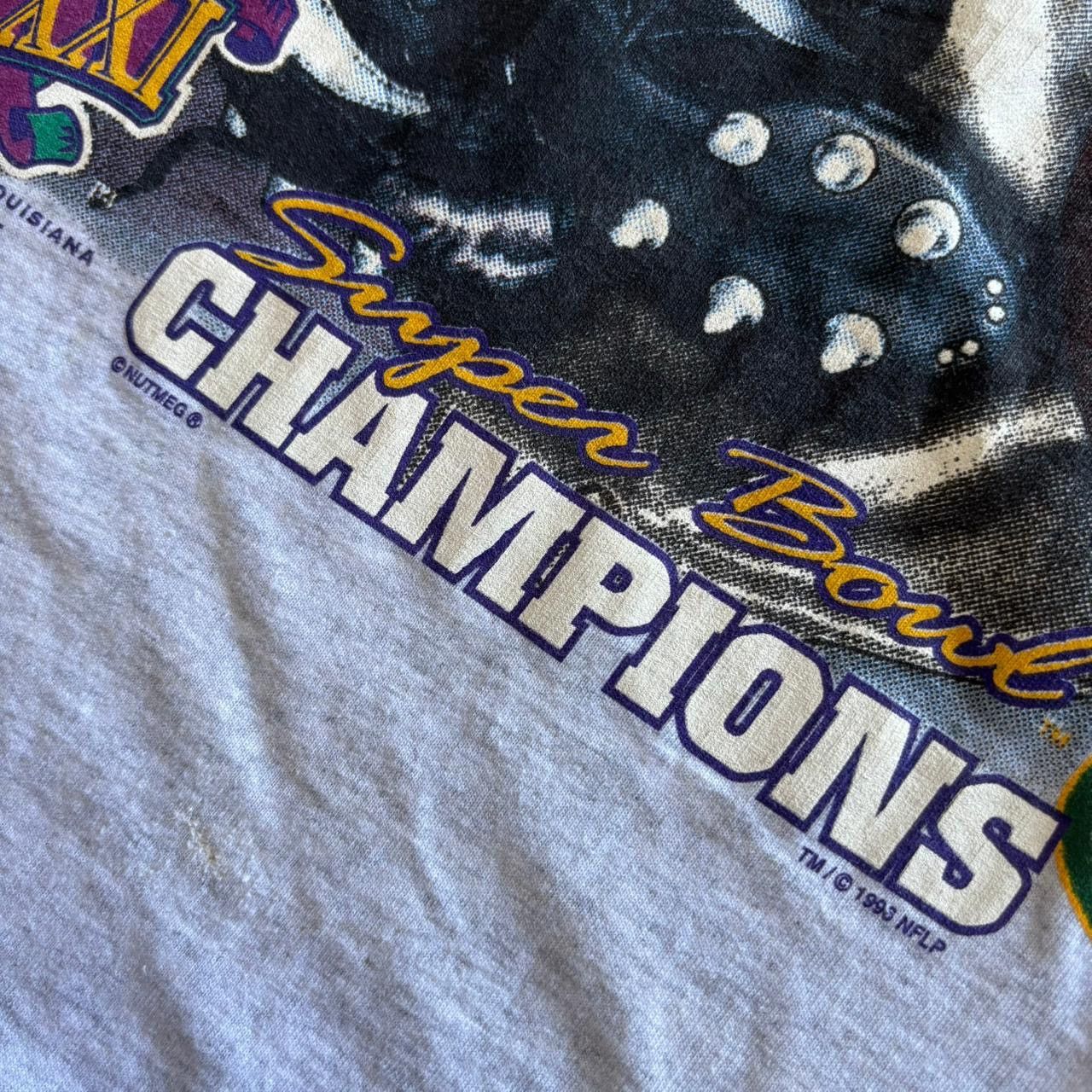Nutmeg Vintage Nutmeg Super Bowl Packers 1996 Shirt Size US XL / EU 56 / 4 - 4 Thumbnail