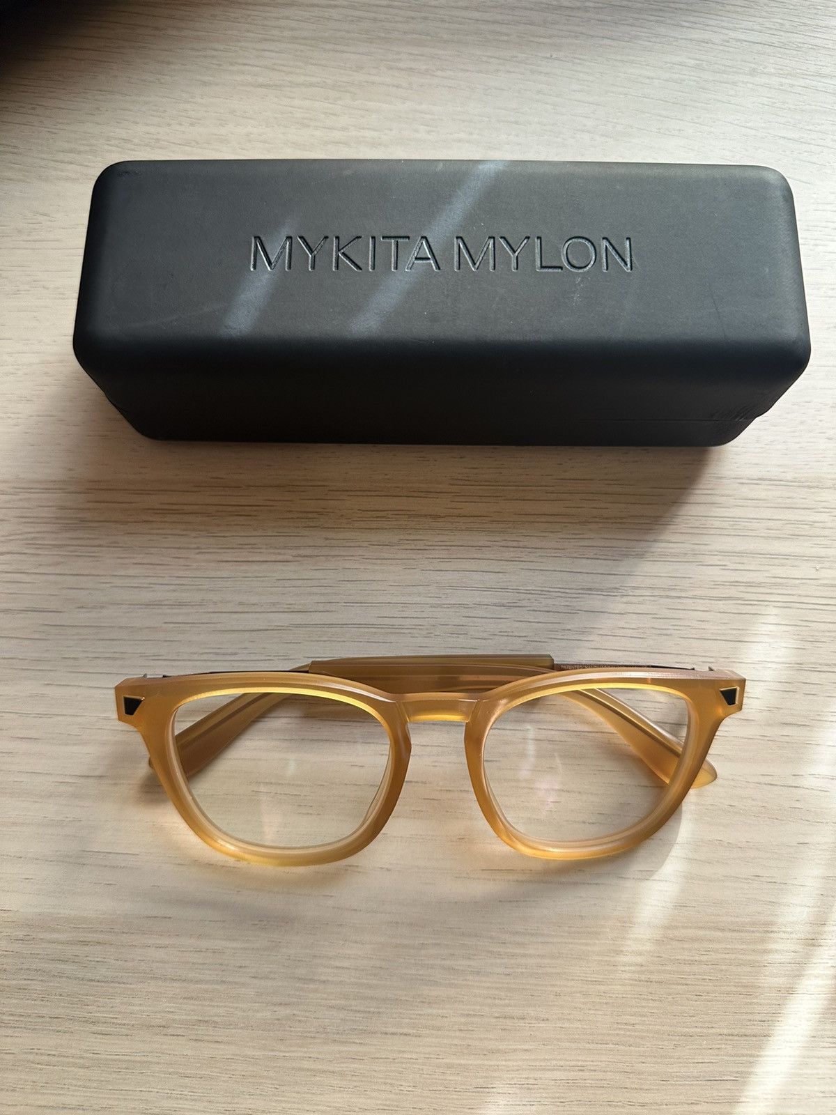 Pre-owned Maison Margiela Mylon X  Eyeglasses In Copper