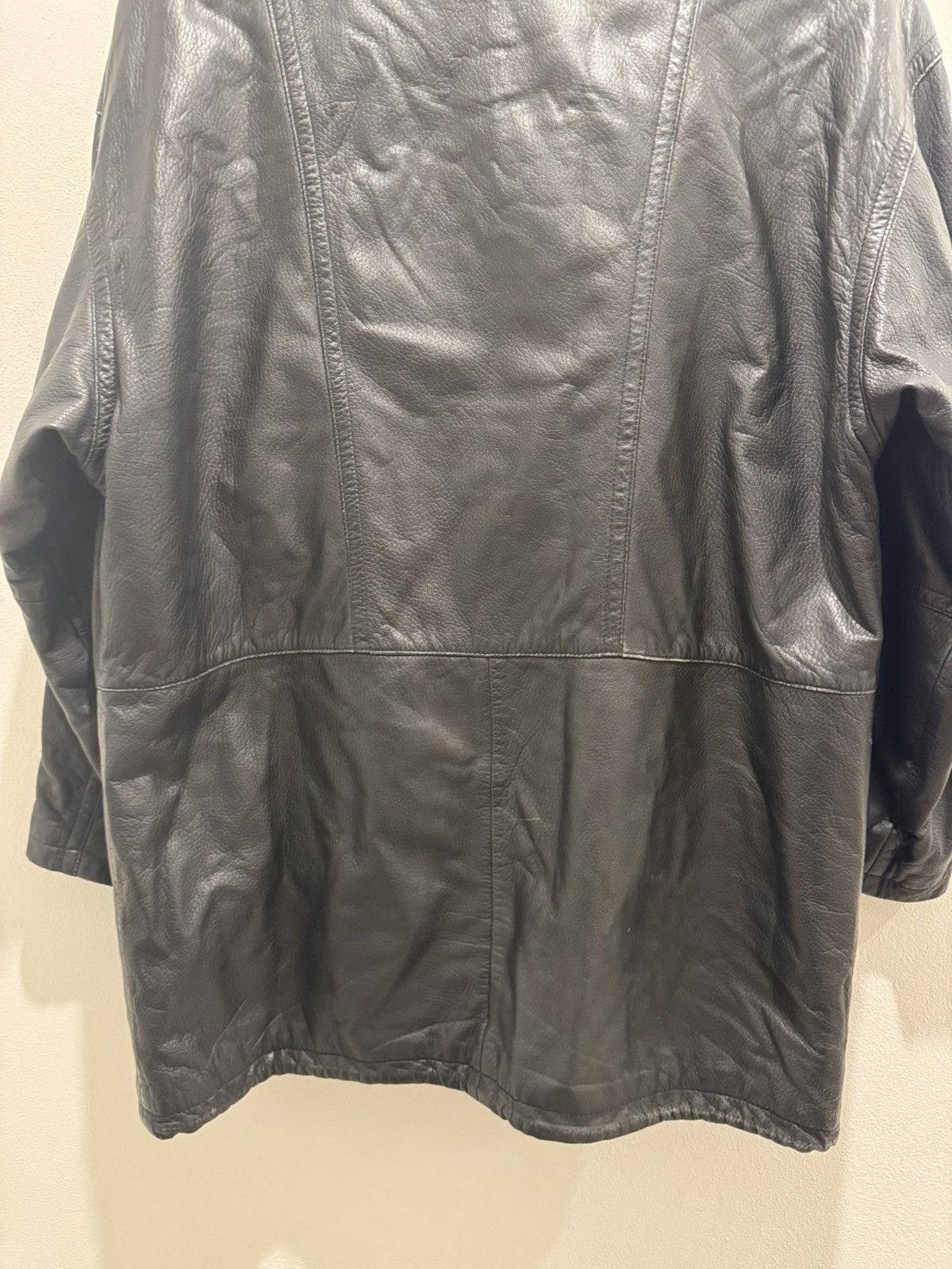 Burberry × Vintage Vintage Burberry Leather Coat 52 (L) Size US L / EU 52-54 / 3 - 13 Thumbnail