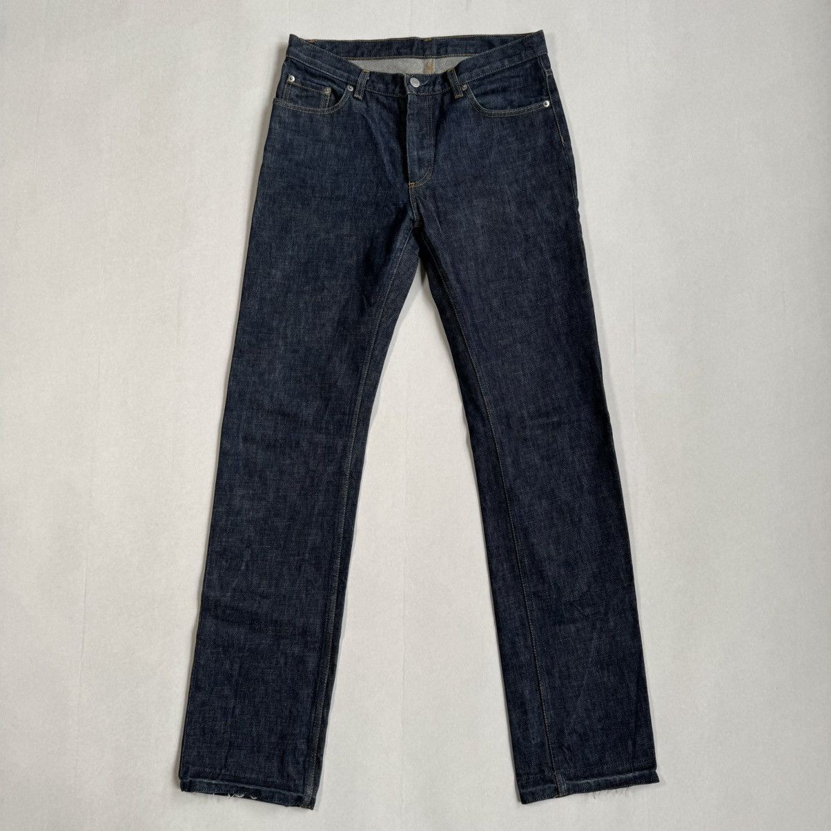 Helmut Lang 1999 Relaxed Cut Vintage Stained Denim