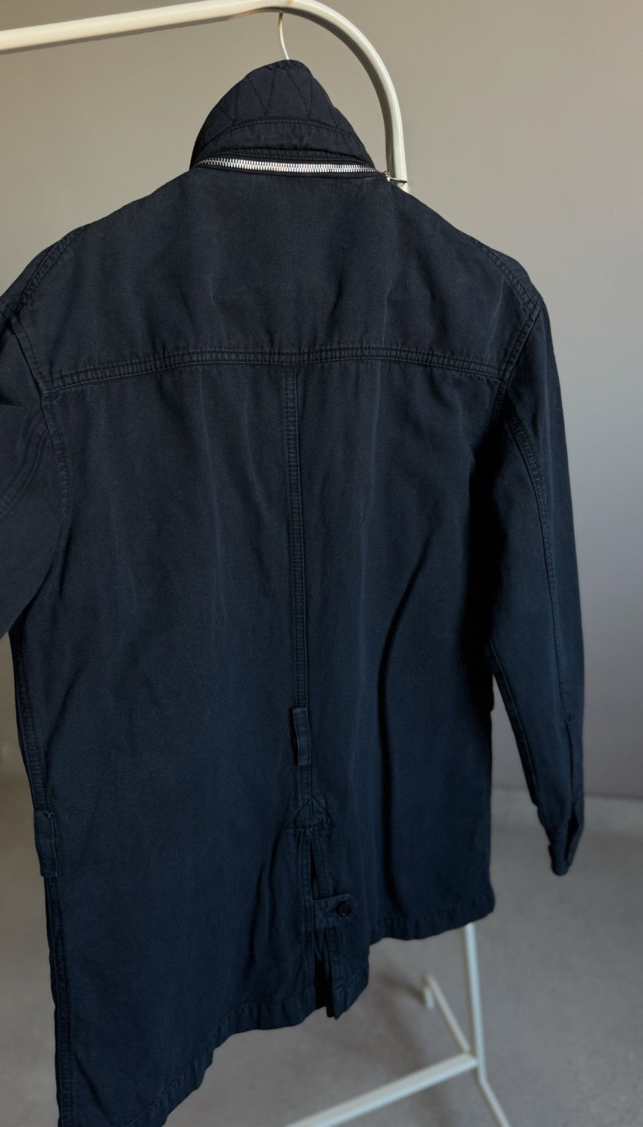 Alexander McQueen Alexander McQueen Cotton Nylon Hood Faded Jacket Coat Size US M / EU 48-50 / 2 - 3 Thumbnail