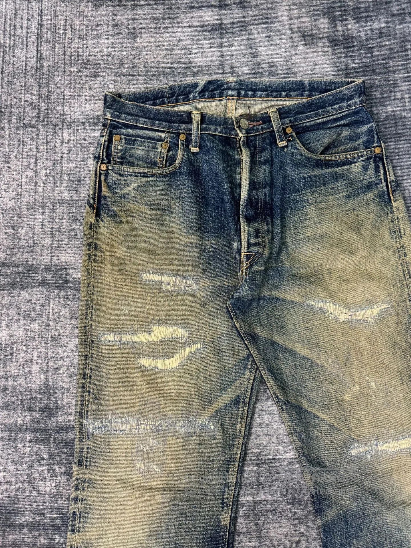 Vintage Vintage 90s Denim Jeans. Size US 33 - 3 Thumbnail