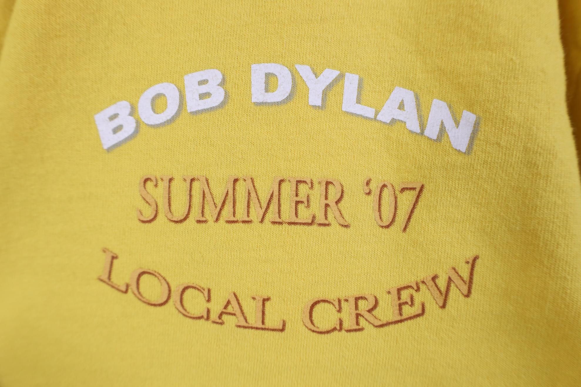 Vintage Vintage Local Crew Summer 2007 Modern Bob Dylan Band T-Shirt Size US XL / EU 56 / 4 - 4 Thumbnail