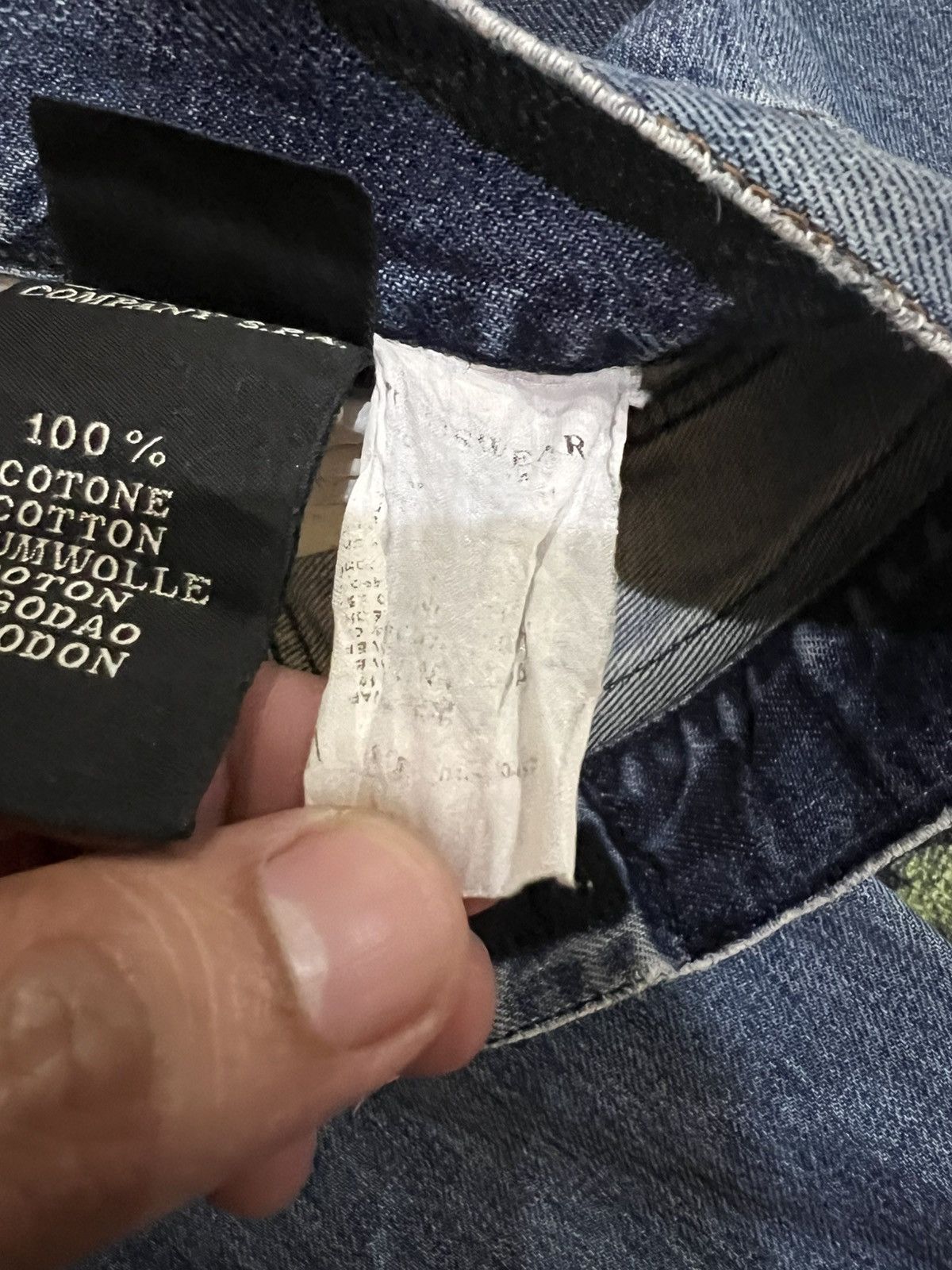 Designer × Stone Island Vintage Stone Island Faded Jeans Size US 29 - 19 Thumbnail