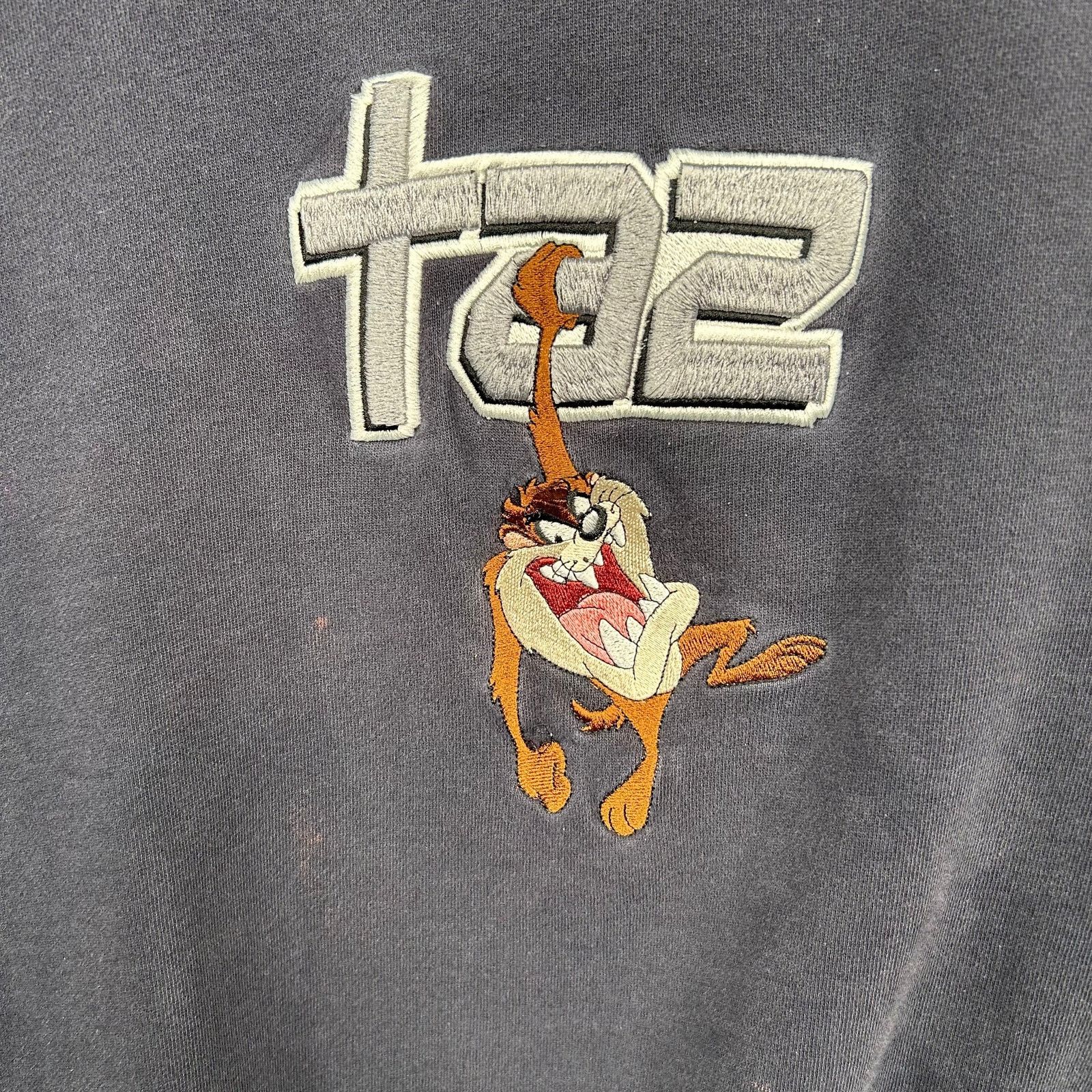 Warner Bros Vintage 90s Tazmanian Devil Looney Tunes Crewneck Medium Size US M / EU 48-50 / 2 - 3 Thumbnail