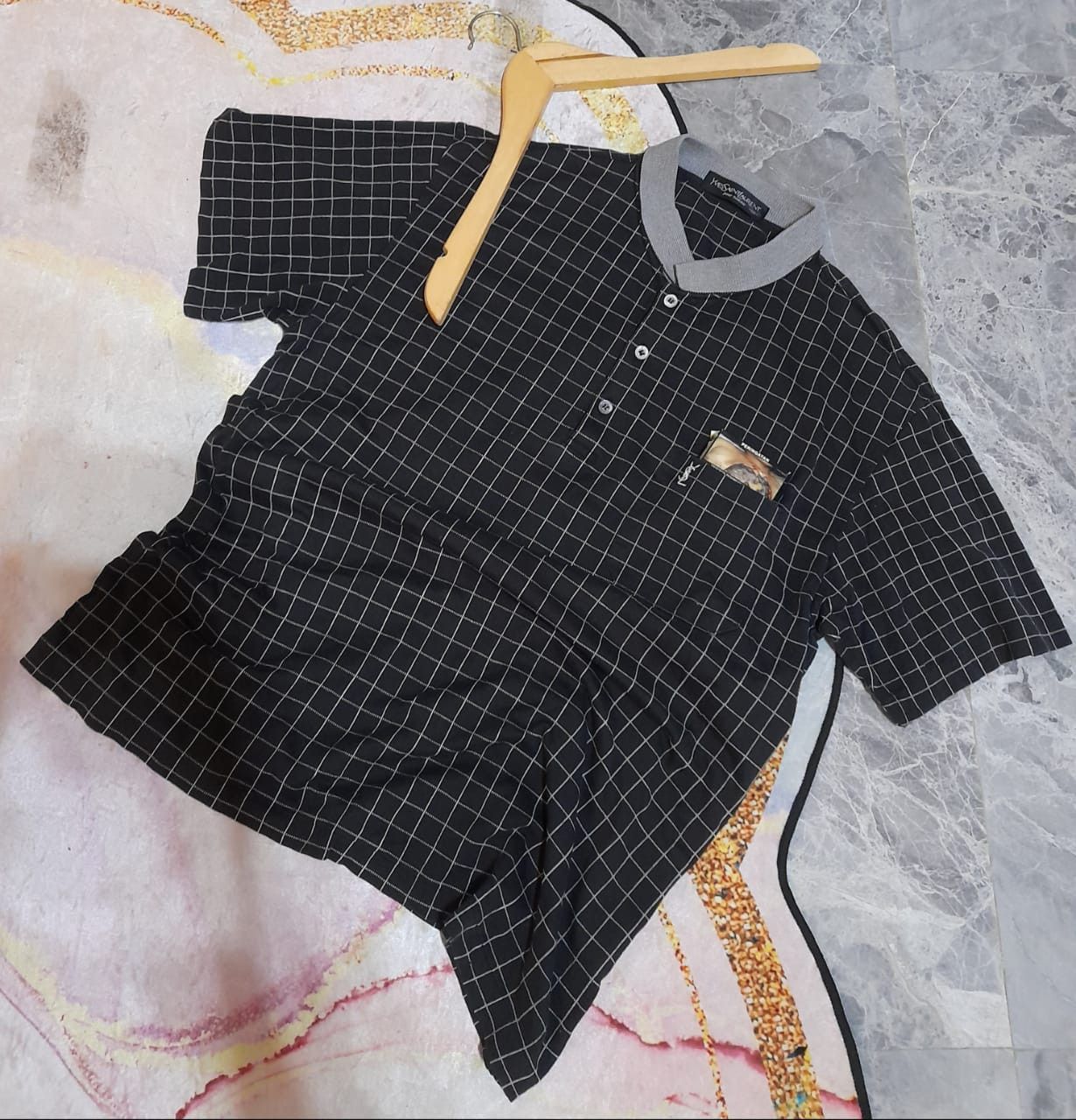 Yves Saint Laurent 💥Polo Shirt💥 Vintage poloshirt YSL Yvest Saint Laurent Size US M / EU 48-50 / 2 - 1 Thumbnail