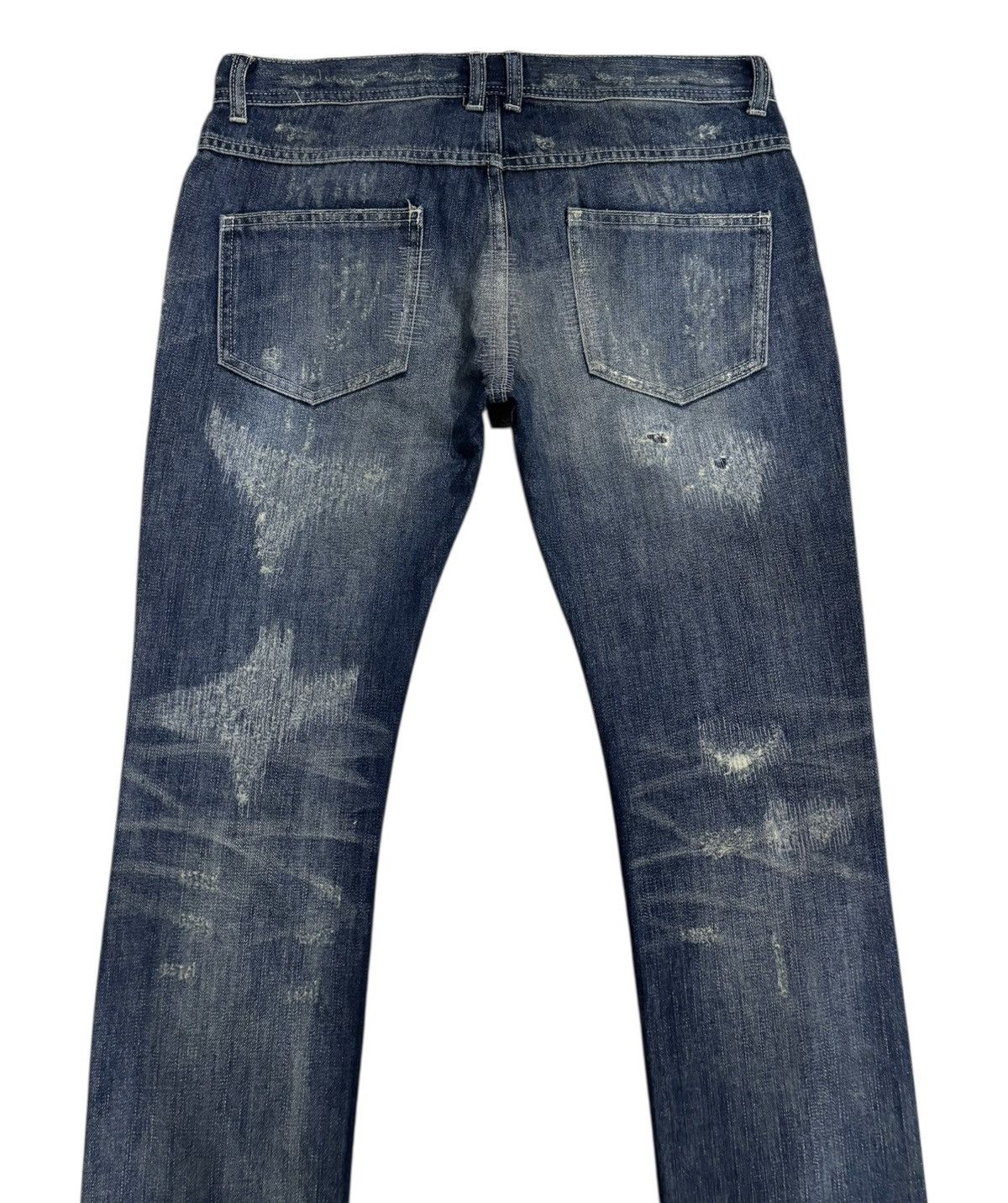 Japanese Brand × Undercover Distressed Denim Punk Glad News Japan Slim Fit Jeans Size US 33 - 4 Thumbnail