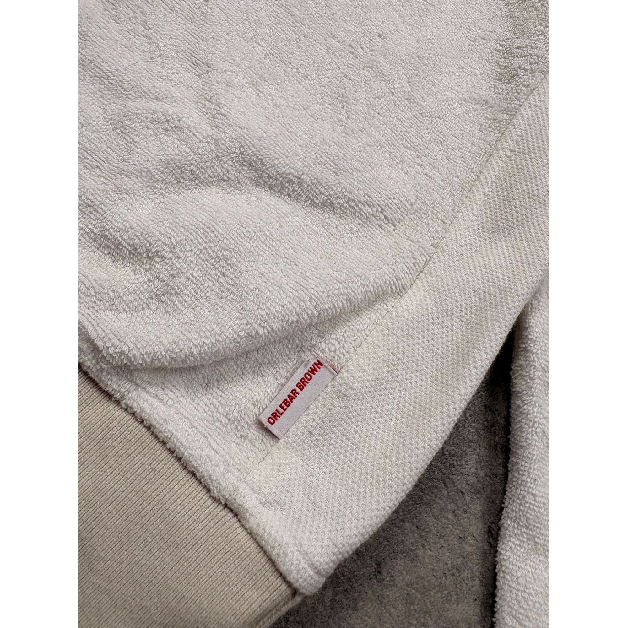Orlebar Brown ORLEBAR BROWN Cream Terry Cloth Sweatshirt Size M Made in Po Size US M / EU 48-50 / 2 - 5 Thumbnail