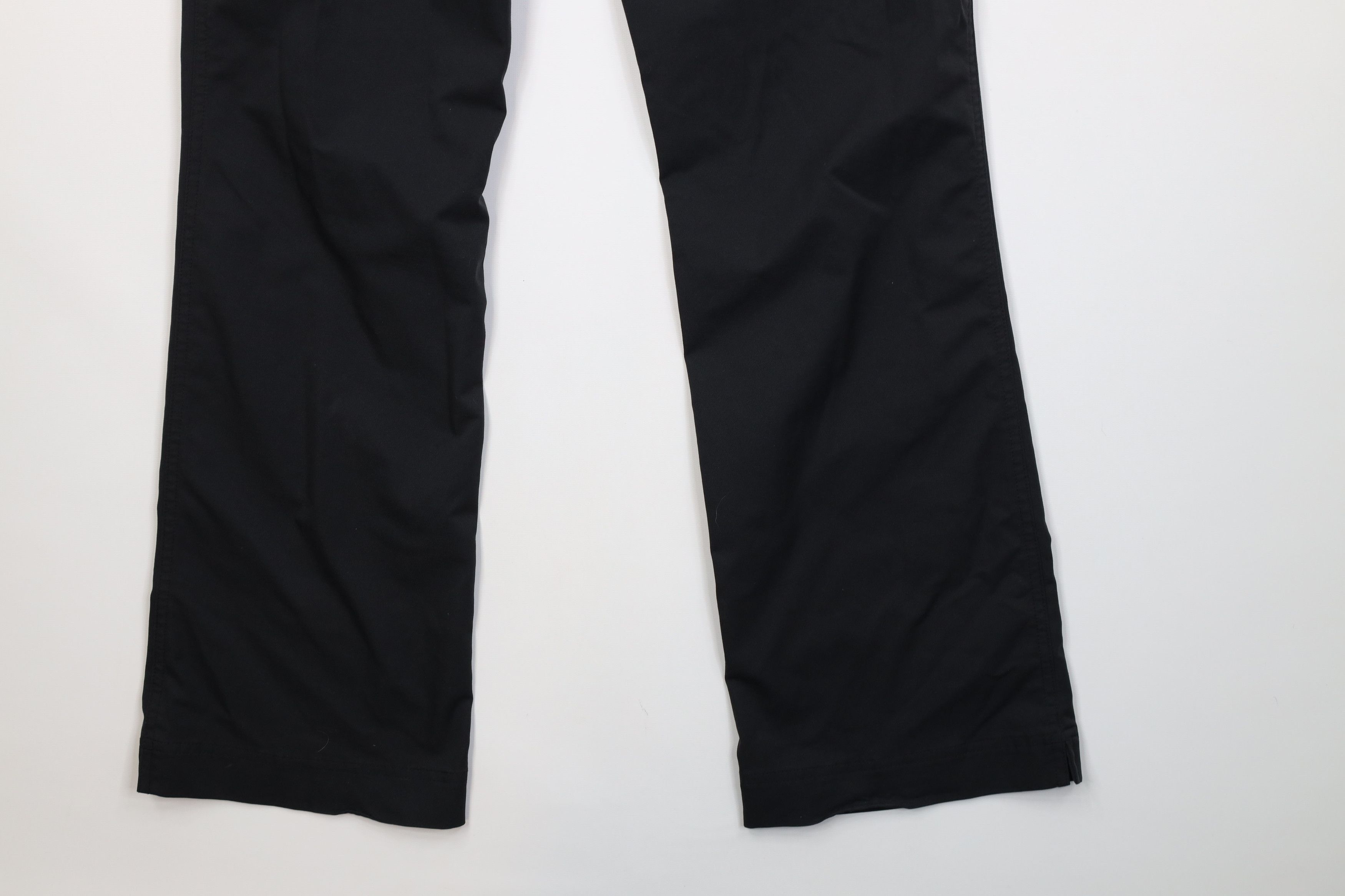 Adidas Vintage Y2K Adidas Golf Flared Wide Leg Chino Pants Black Size 25" / US 0 / IT 36 - 14 Thumbnail
