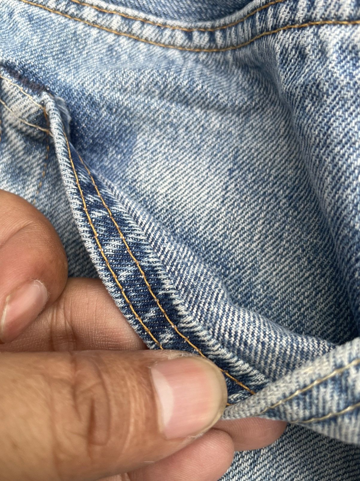 Levi's Vintage 90’s Levi’s Lot 501Z E Selvedge Distresed Size US 34 / EU 50 - 11 Thumbnail