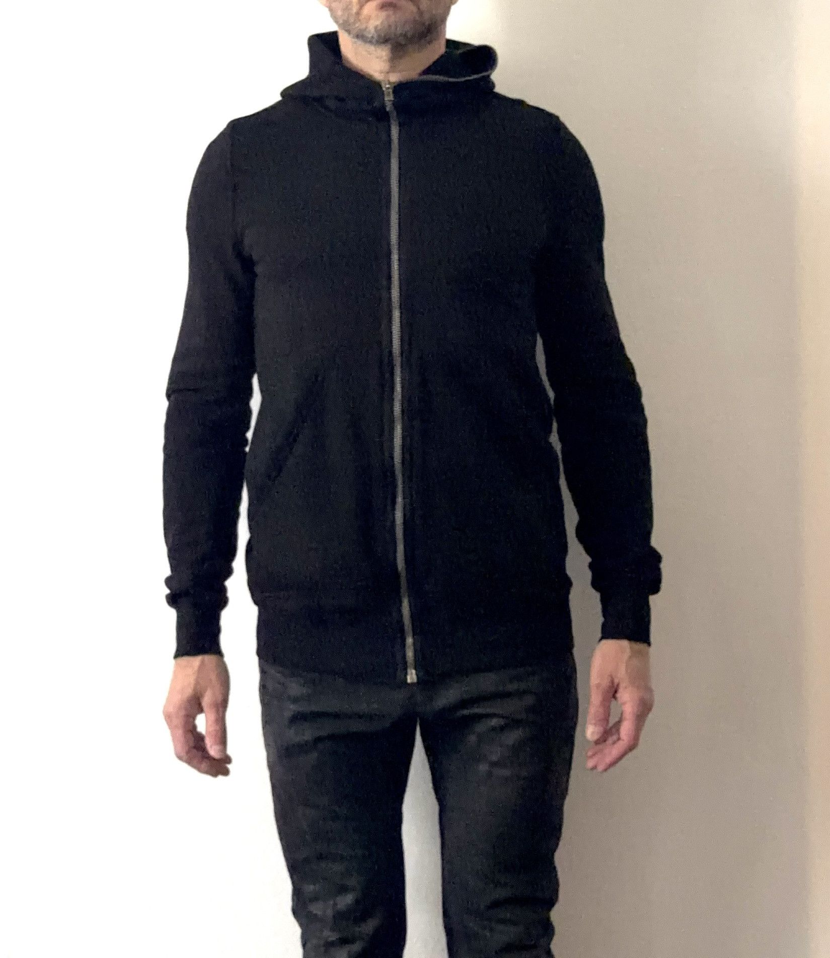 Rick Owens Drkshdw Rick Owens Gimp Mask Zip Hoodie Black Size M Size US M / EU 48-50 / 2 - 1 Thumbnail
