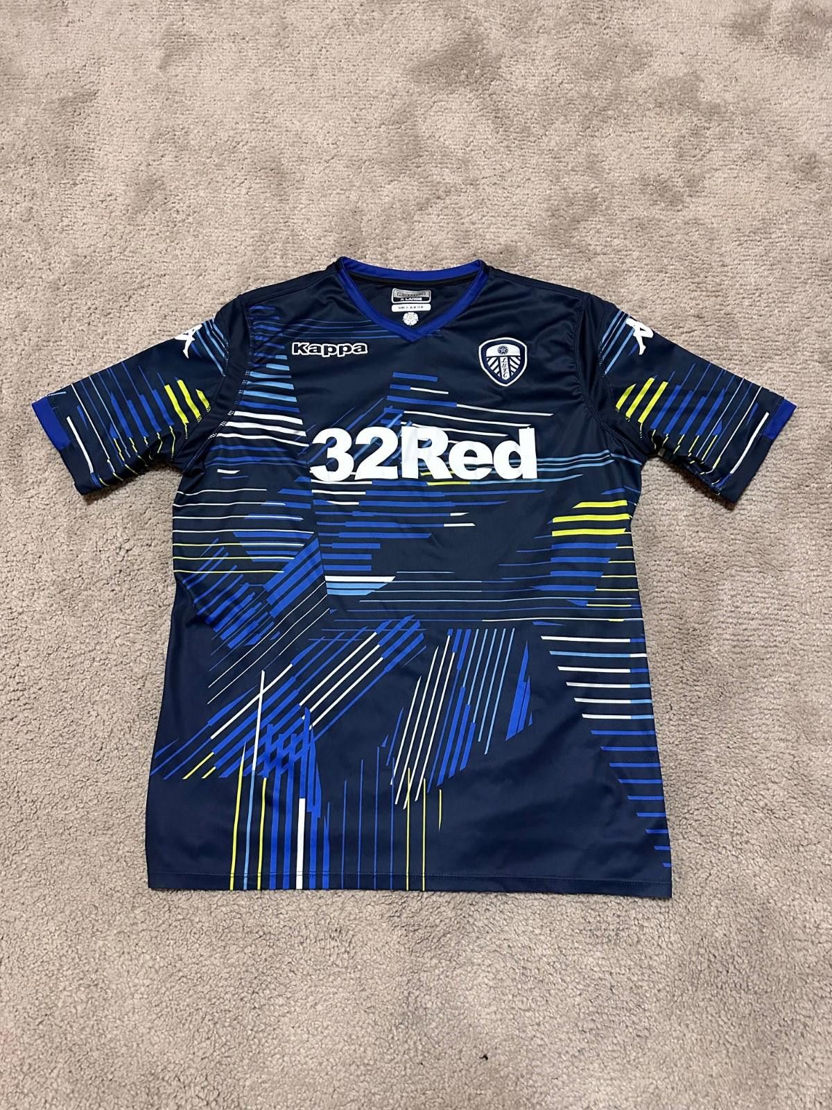 Kappa Leeds United Kappa 2018/19 Away Football Shirt Soccer Jersey Size US XL / EU 56 / 4 - 1 Thumbnail