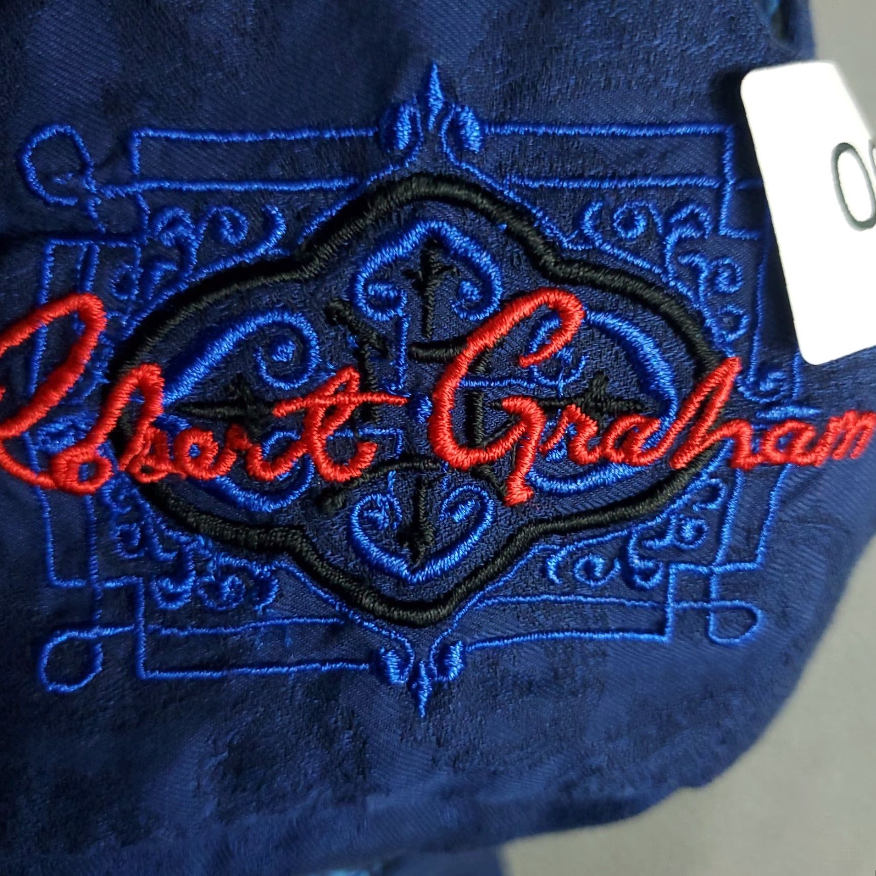 Robert Graham VINTAGE Robert Graham Shirt Mens Size Medium Blue Paisley Button-Up Long Sleeve Size US M / EU 48-50 / 2 - 7 Thumbnail