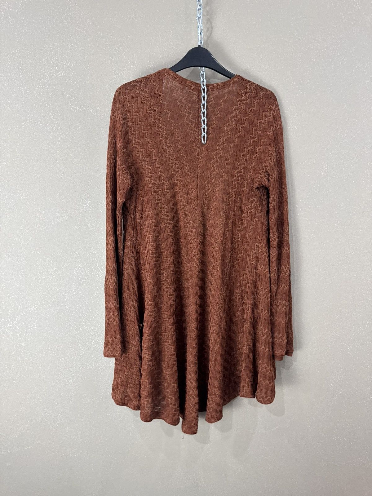 Missoni MISSONI Open Cardigan Chevron Knit Cape Size S / US 4 / IT 40 - 2 Thumbnail