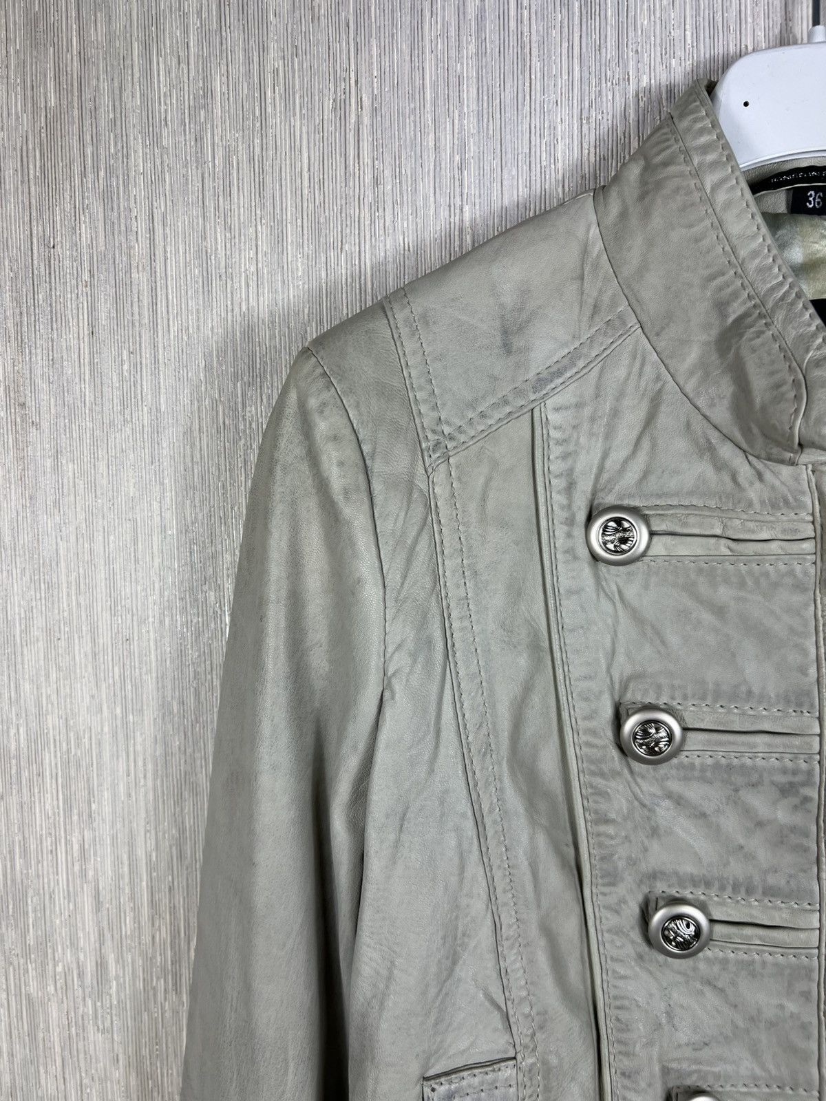 If Six Was Nine Vintage Rock’N Blue napoleon button leather jacket military Size XS / US 0-2 / IT 36-38 - 5 Thumbnail