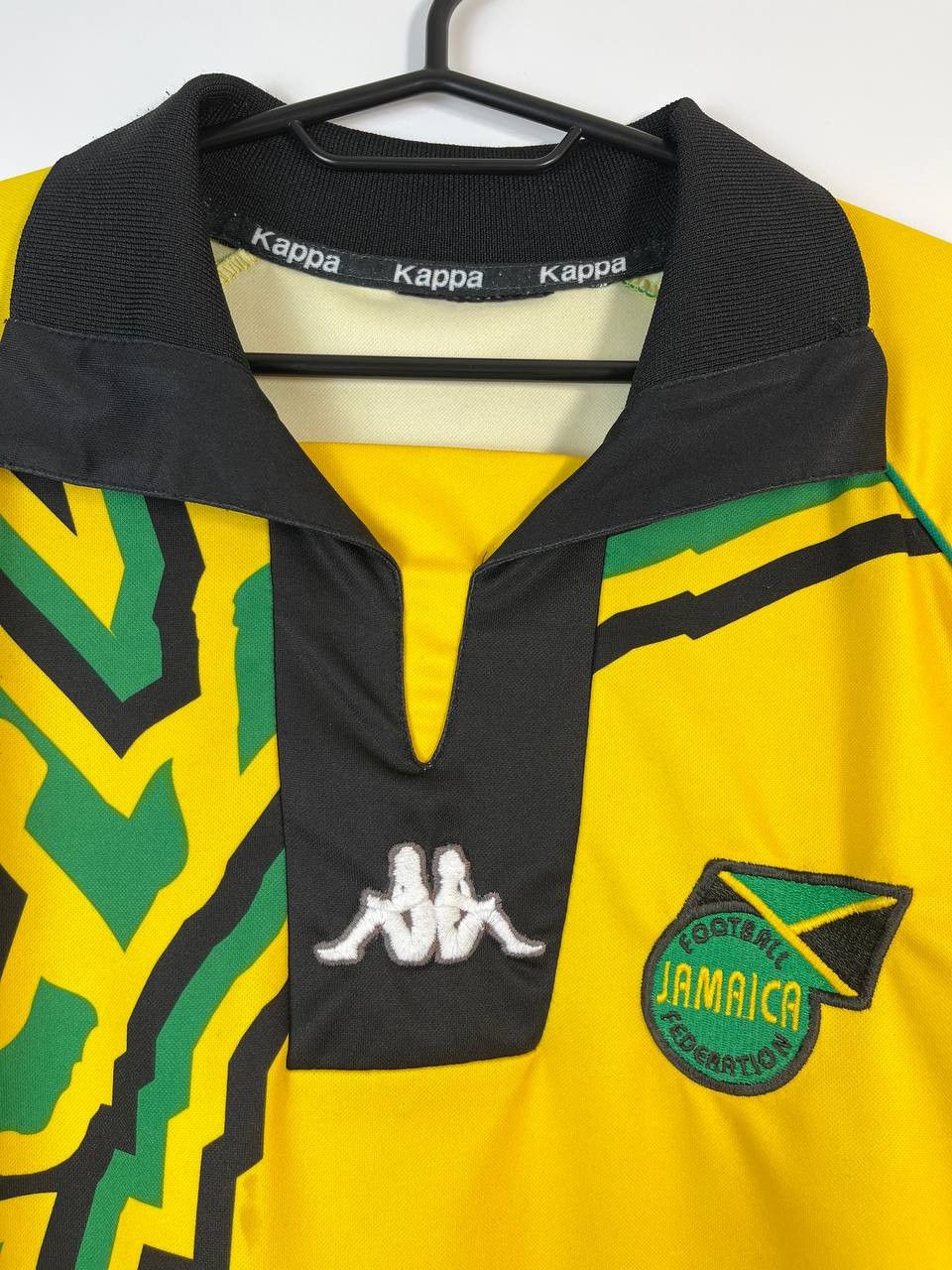 Jamaica Kappa Gara 1998/2000 Home Jersey Football Shirt L