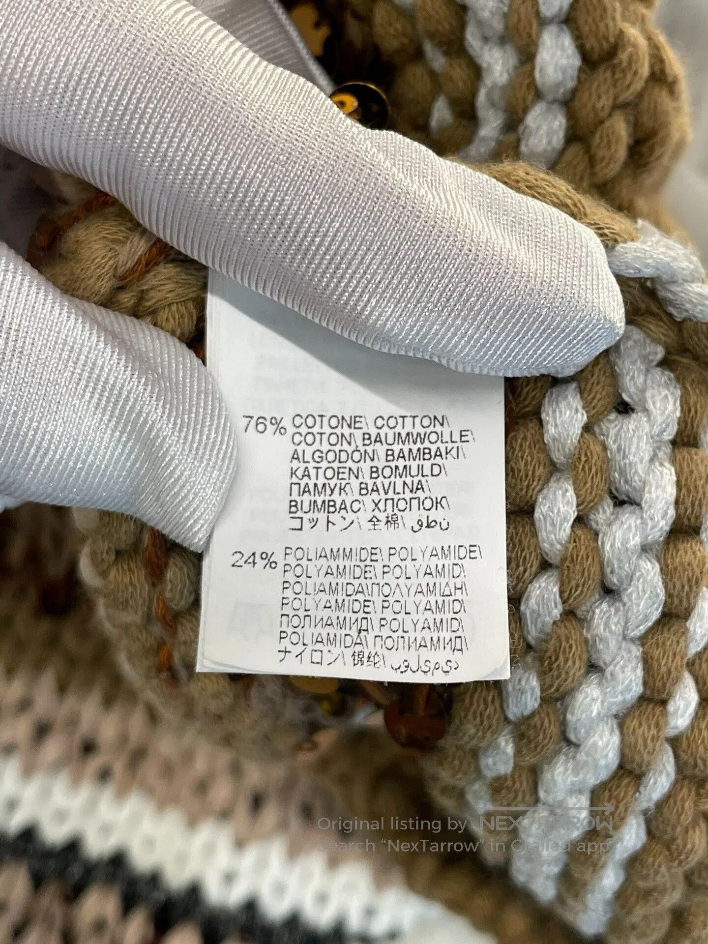 Brunello Cucinelli Brunello Cucinelli Sequin Cotton Sweater. Size US XS / EU 42 / 0 - 3 Thumbnail