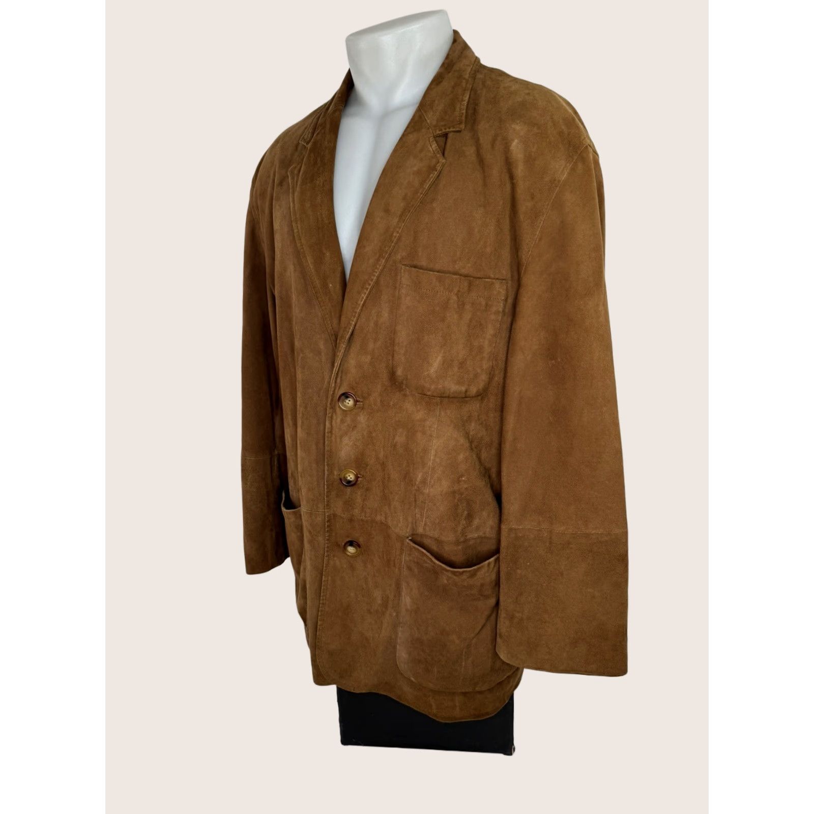 The Territory Ahead THE TERRITORY AHEAD Blazer Leather Mens L Brown Suede Field Ranch Jacket Size 42R - 1 Thumbnail