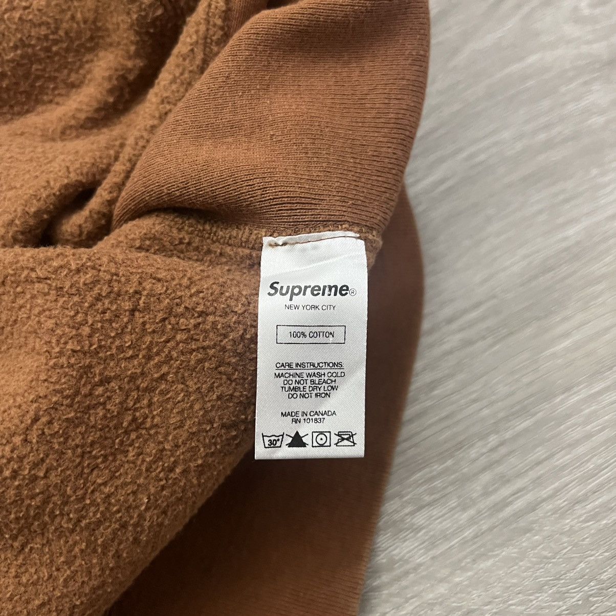 Supreme Supreme Box Logo Hoodie Brown/Teal FW17 Size US M / EU 48-50 / 2 - 9 Thumbnail