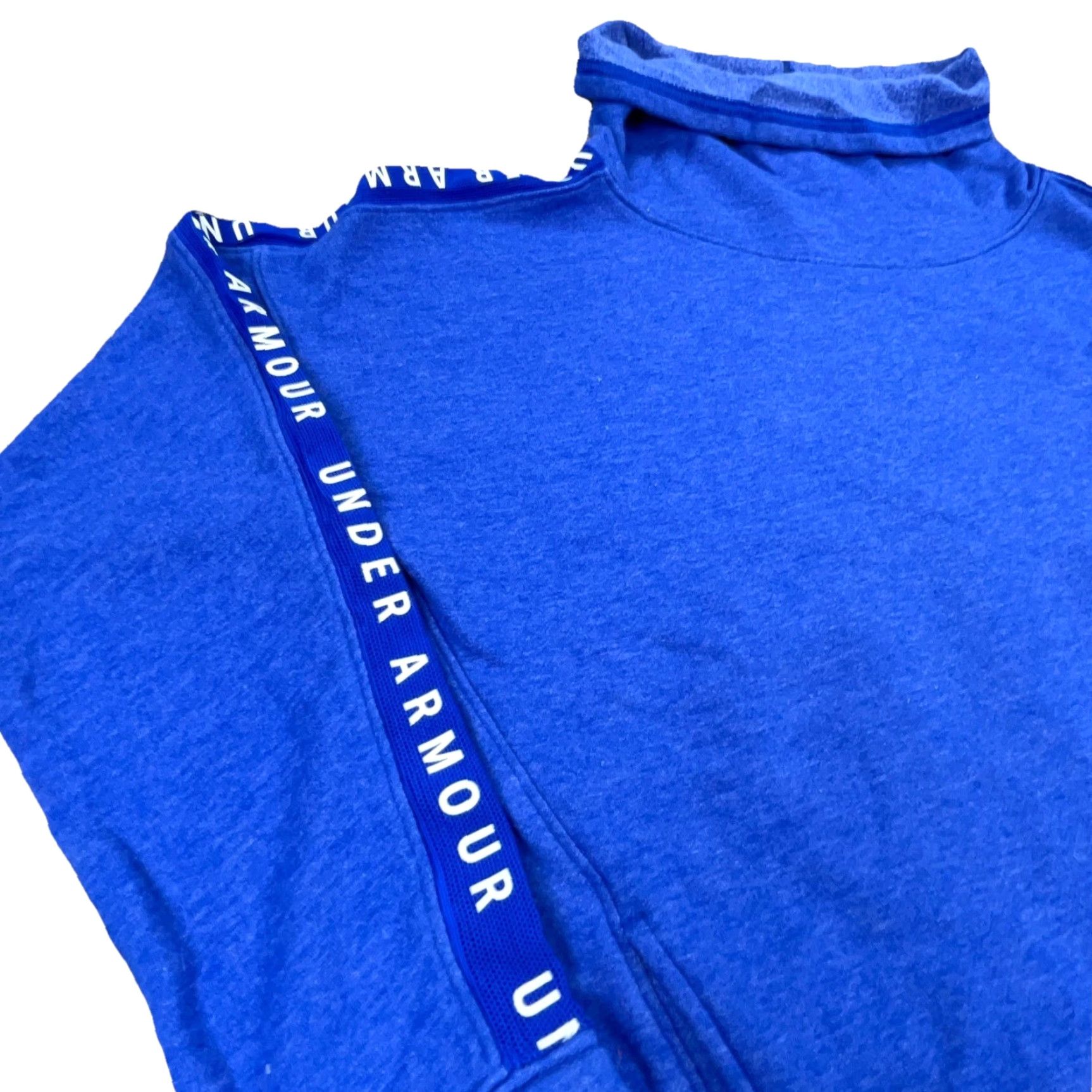 Under Armour Under Armour Sweatshirt Women M Blue Turtle Neck Logo Pullover Athletic Fleece Long Sleeve Shirt Activewear Casual Sports Modern Size M / US 6-8 / IT 42-44 - 3 Thumbnail