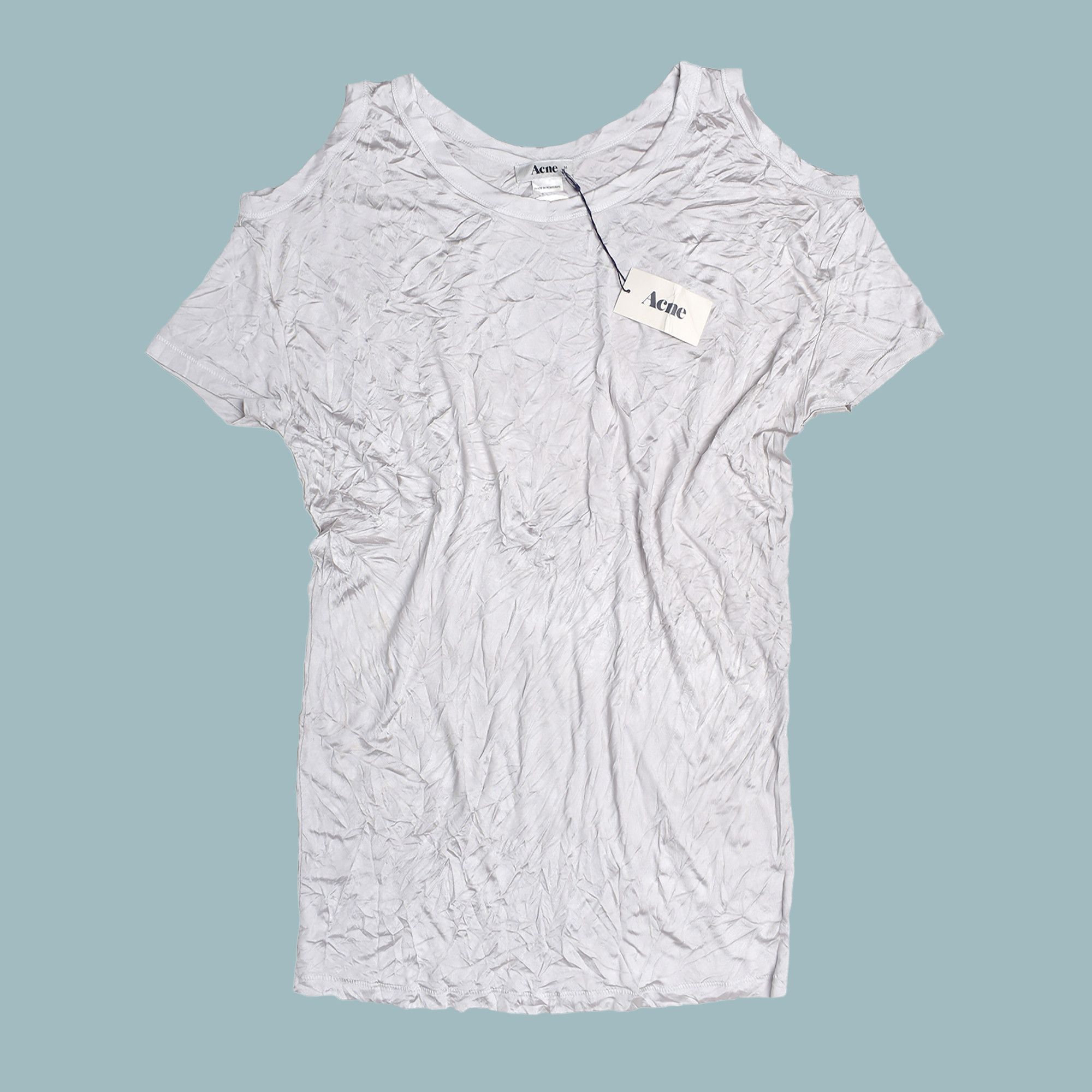 Acne Studios *BNWT* ACNE STUDIOS ABOVE HOLE JERSEY TOP BEIGE S Size S / US 4 / IT 40 - 1 Thumbnail