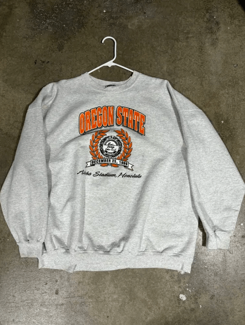 Jeep × Vintage Hanes Men's Grey Sweatshirt Size US XL / EU 56 / 4 - 1 Thumbnail